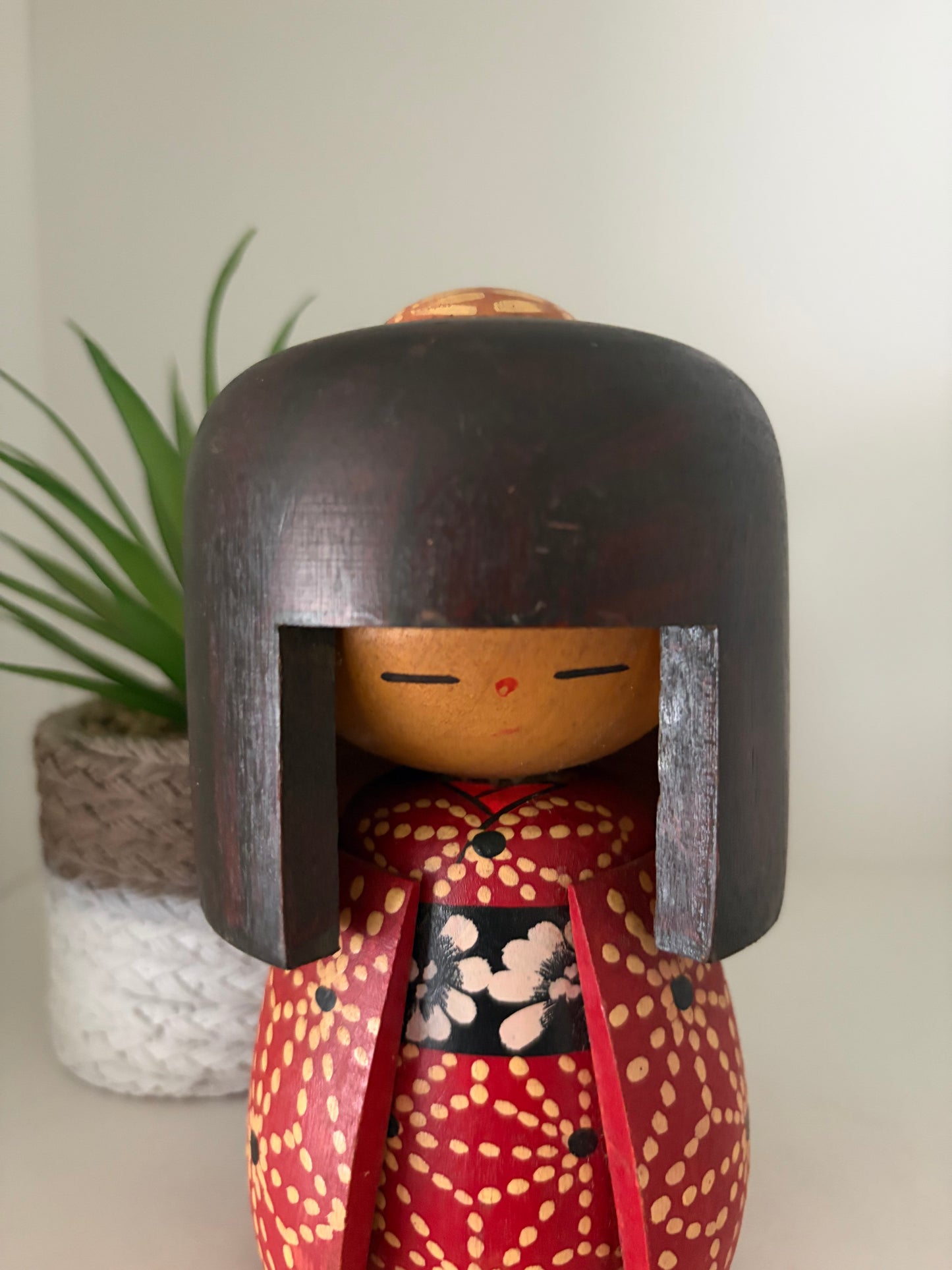 Vintage Gumma Kokeshi By Kazuo Takamizawa (1927-)