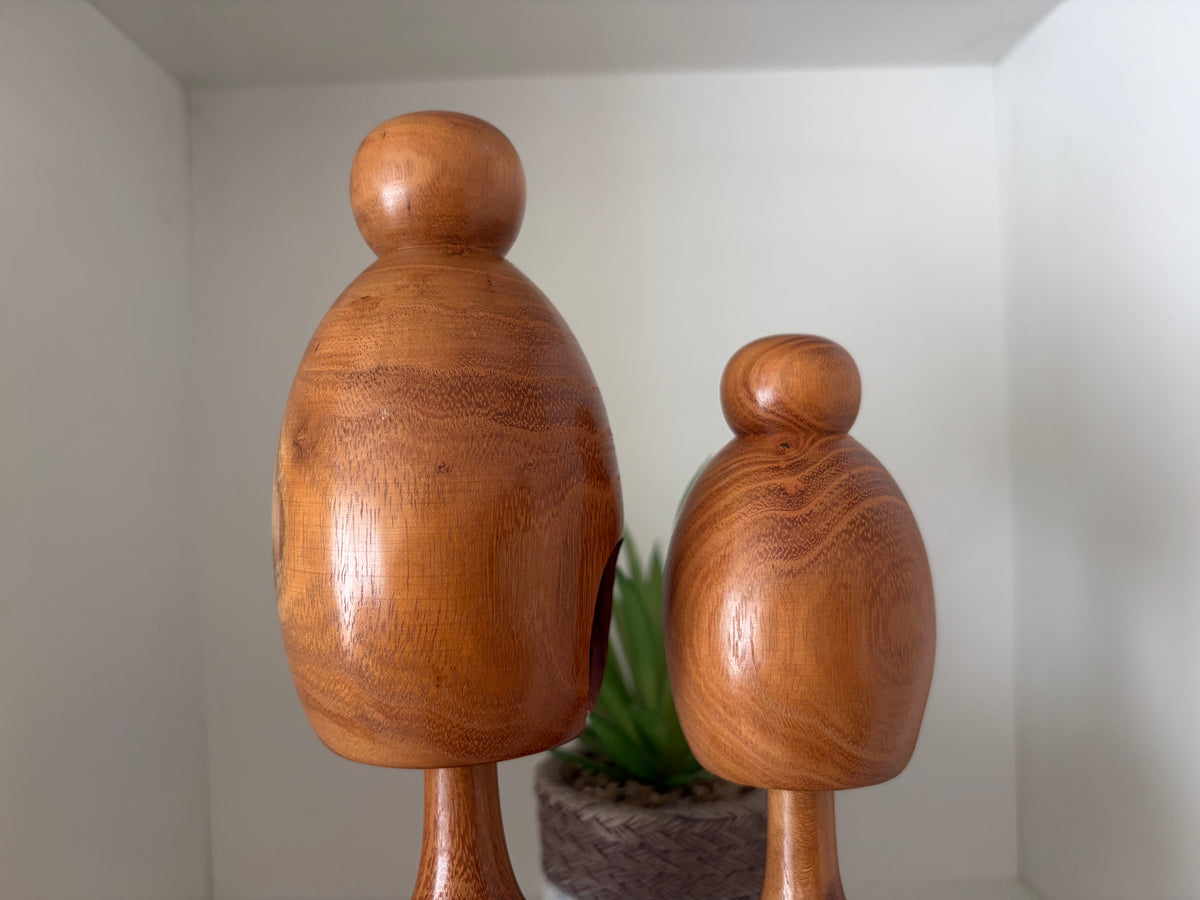 Exclusive set Sosaku kokeshi by Yuji Kawase (1938-)