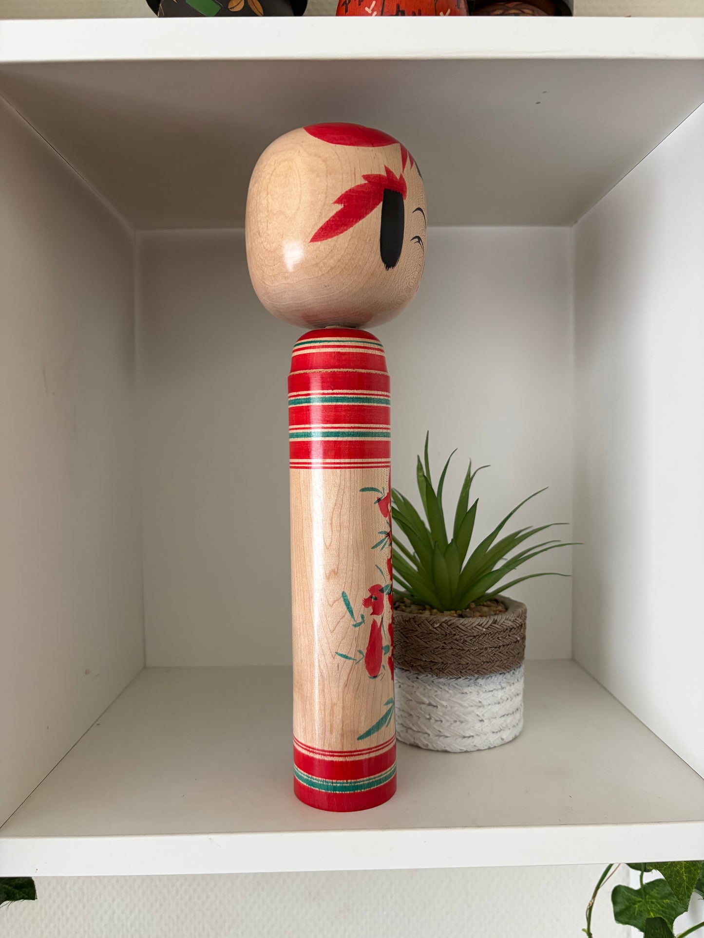Vintage traditional Yamagata kokeshi by Seijiro Kobayashi (1926-)