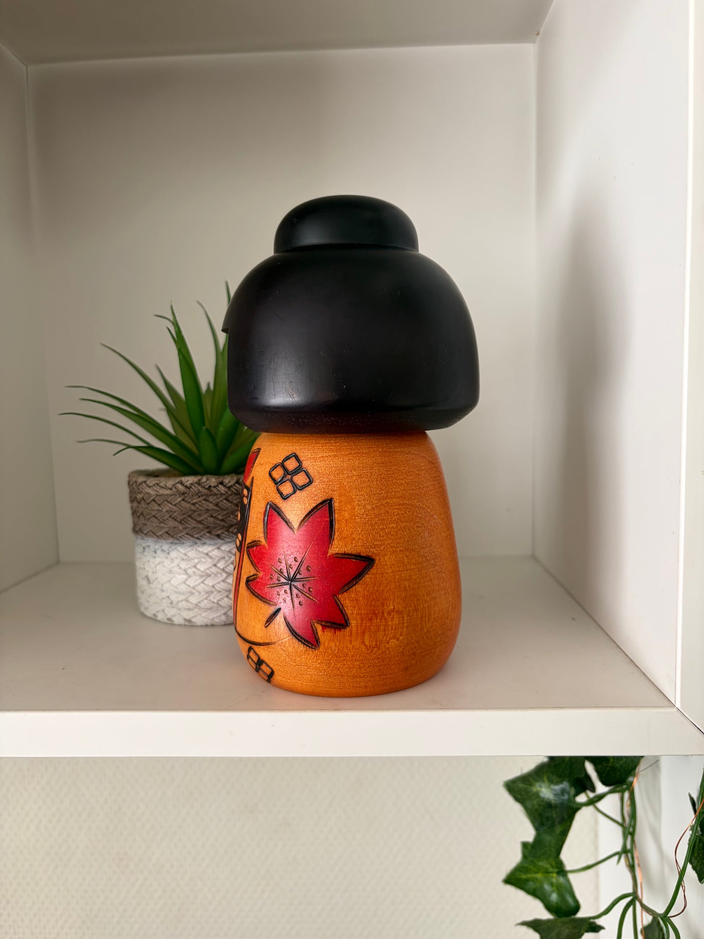 Vintage Gumma kokeshi by Masae Fujikawa (1942-2015)