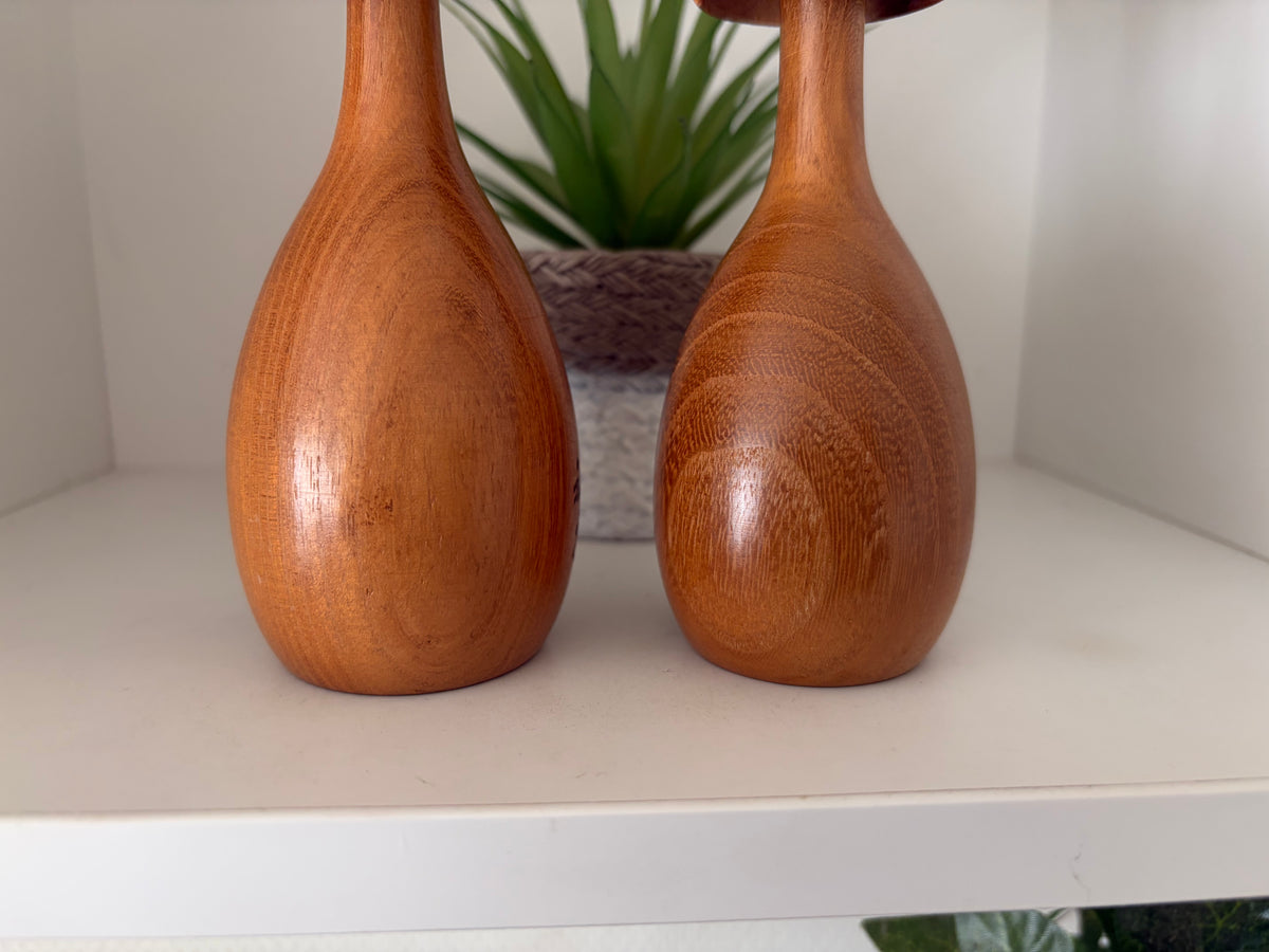 Exclusive set Sosaku kokeshi by Yuji Kawase (1938-)