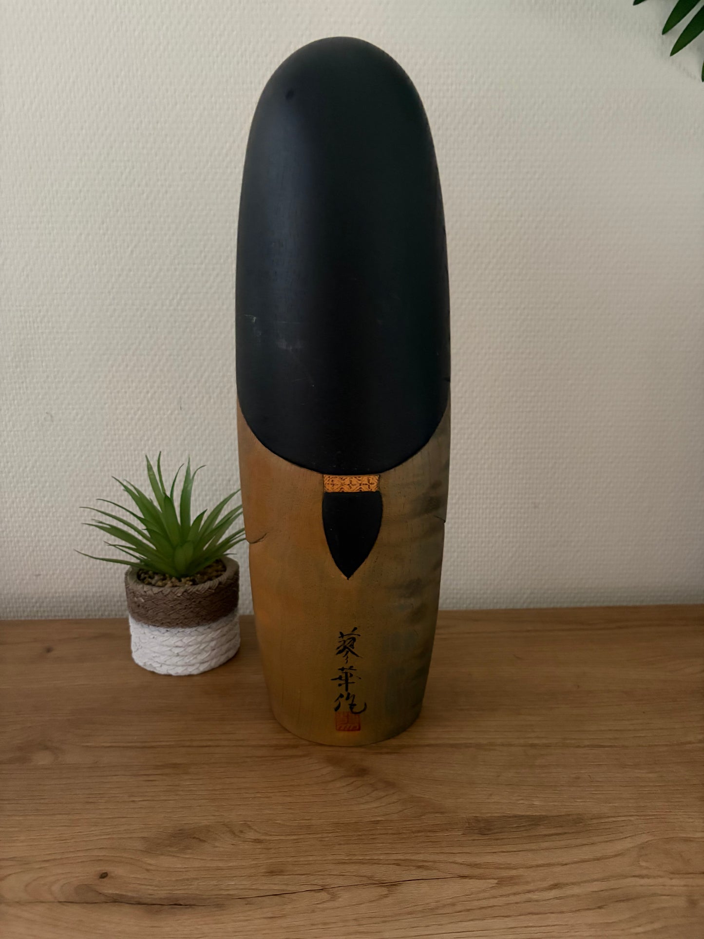 Exclusive Sosaku kokeshi by Aoki Ryoka (1931-) 41,5cm