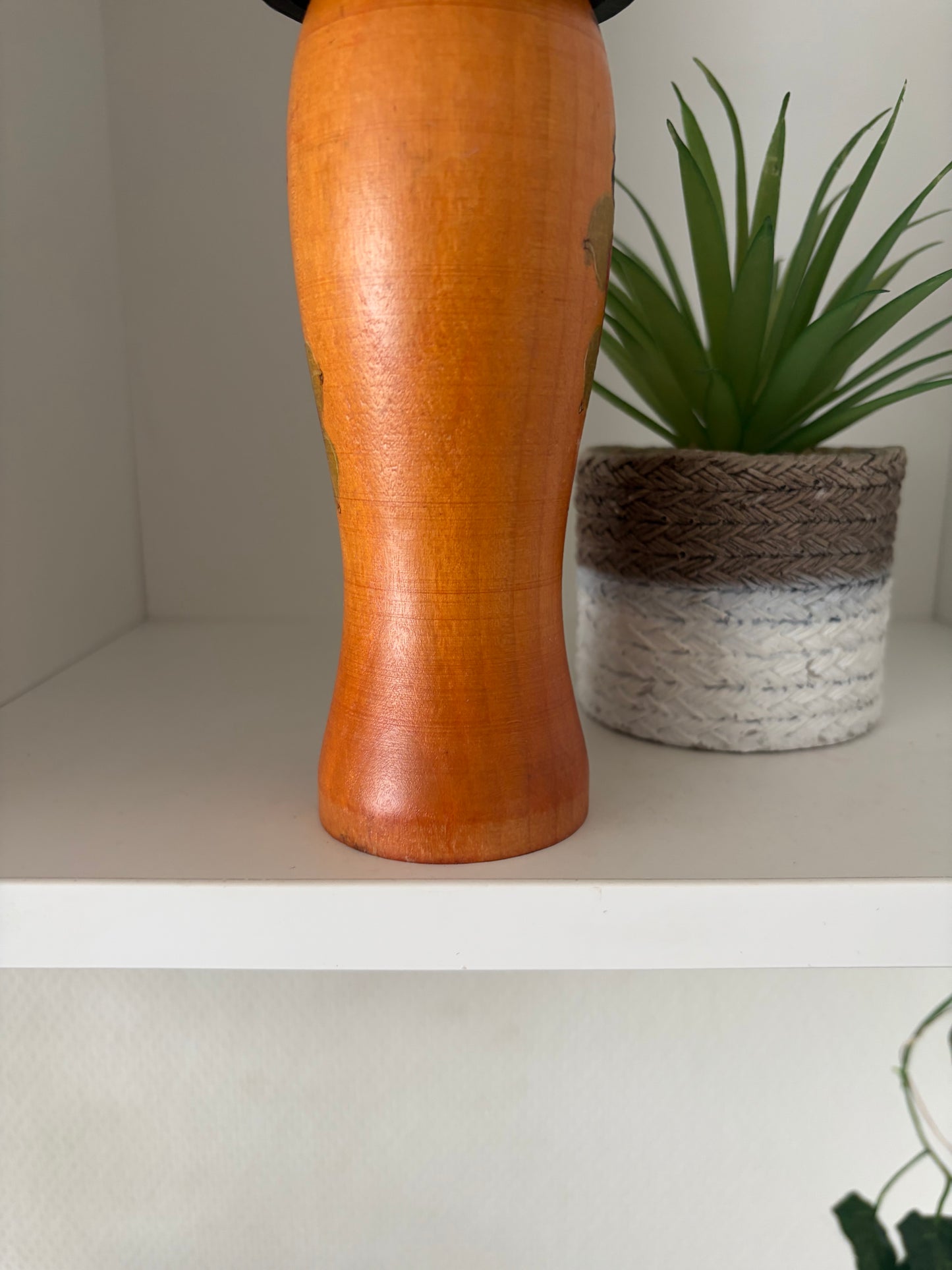 Vintage Gumma kokeshi by Kazuo Takamizawa (1927-)