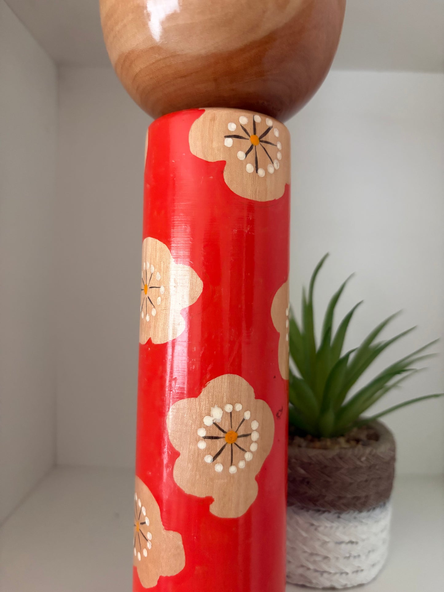 Vintage Sosaku kokeshi by Kiyohara Takao