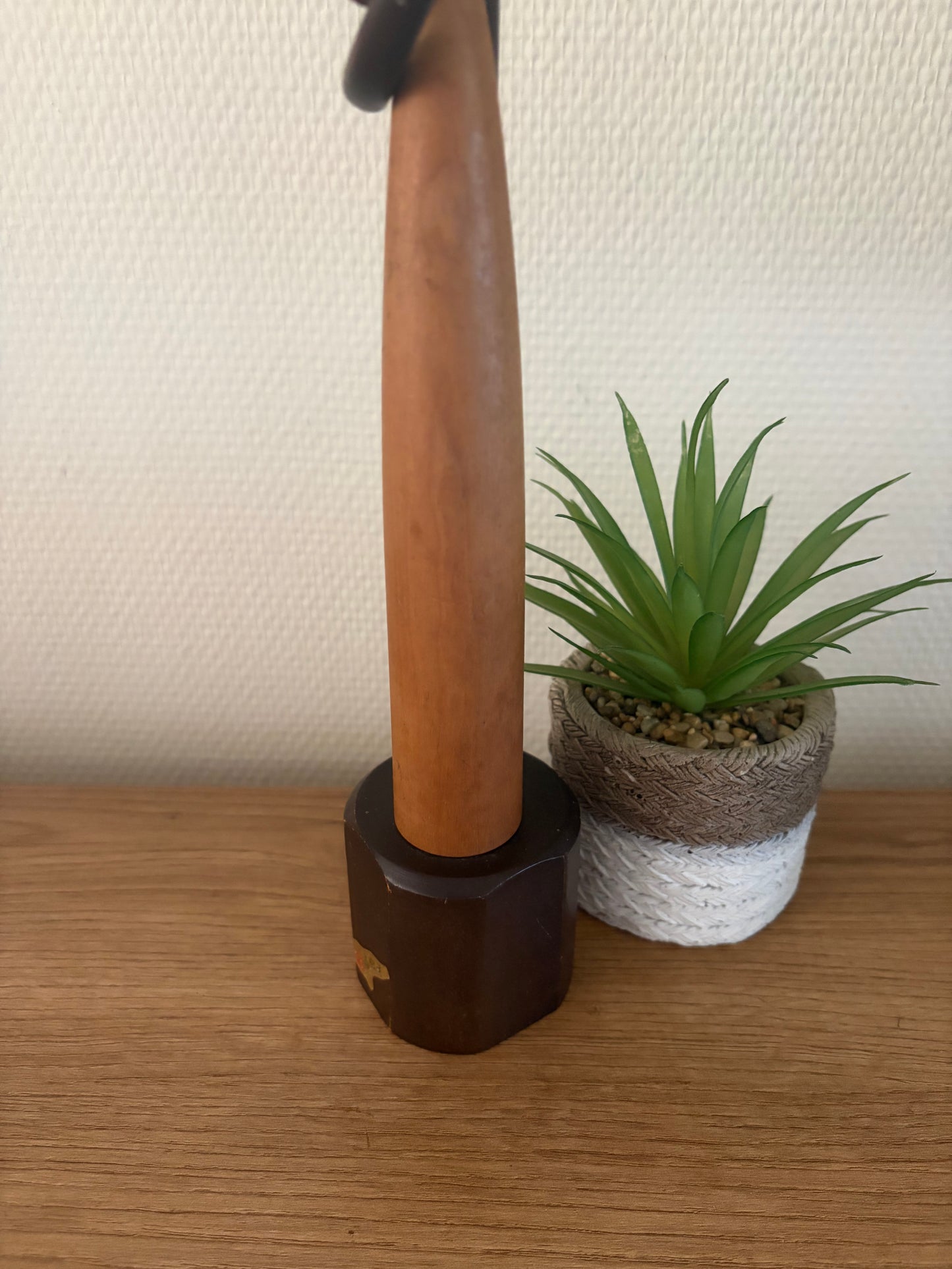 Rare vintage creative kokeshi by Taizan Sugisaki - Akebono
