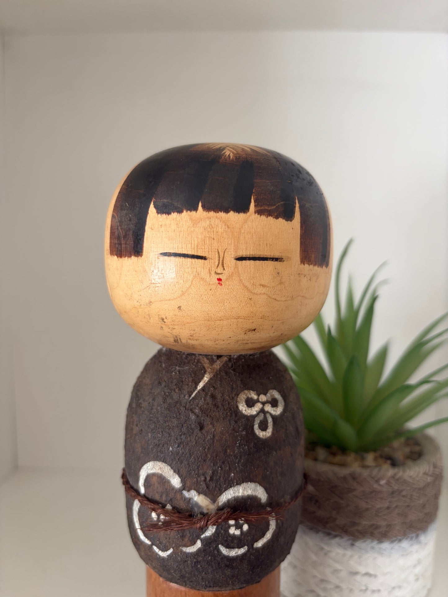 Vintage Sosaku kokeshi by Kiyohara Takao