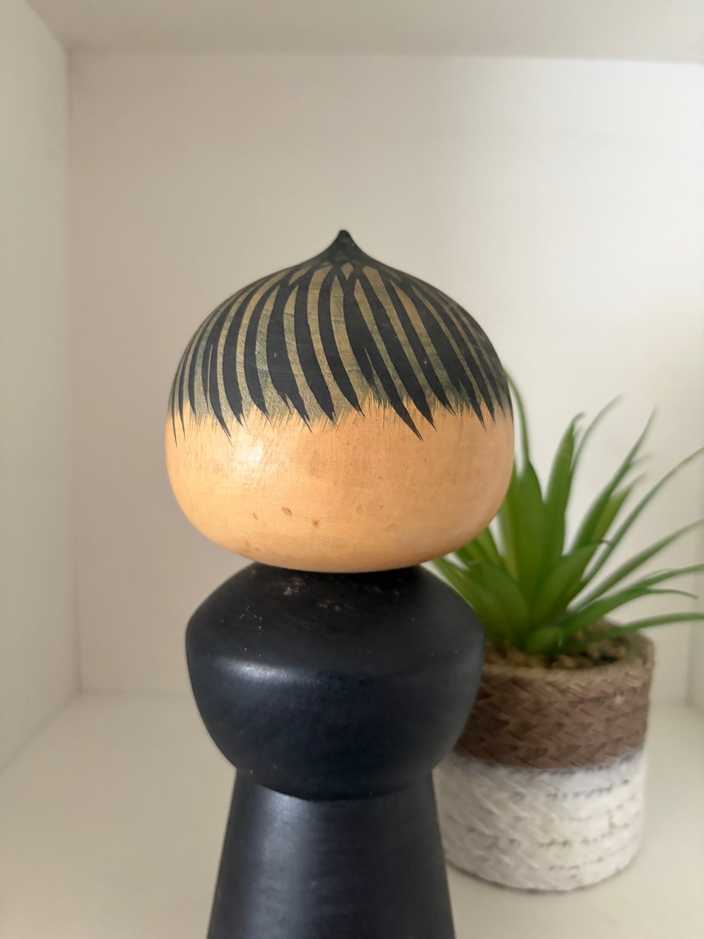 Rare Creative kokeshi made by Yuji Kawase (1918-2002)