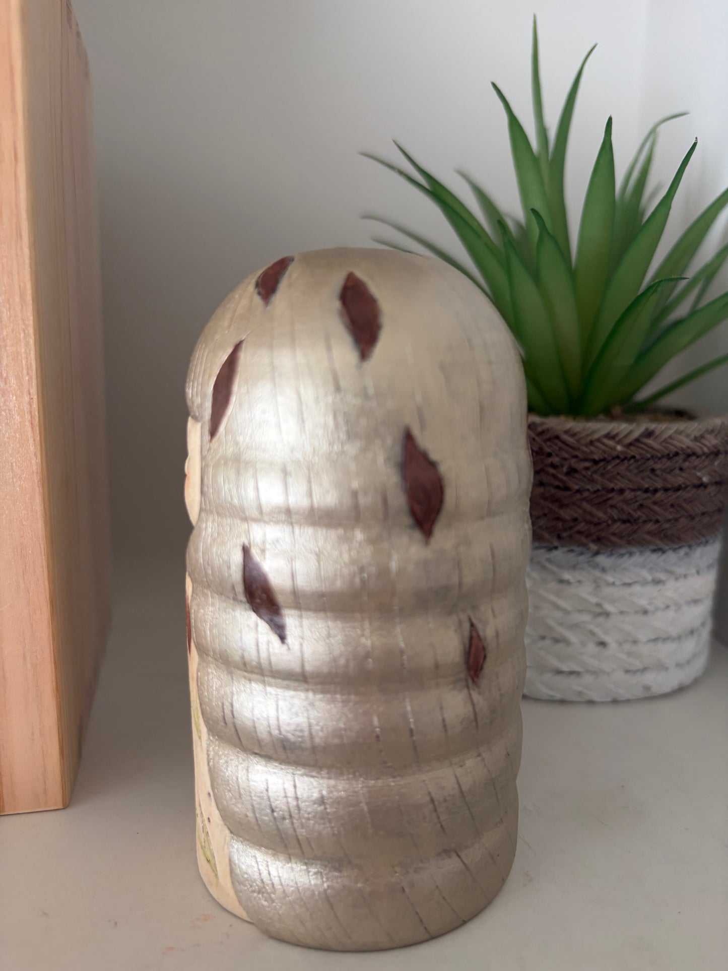 Exclusive one off a kind kokeshi by Nagisa Hirano!
