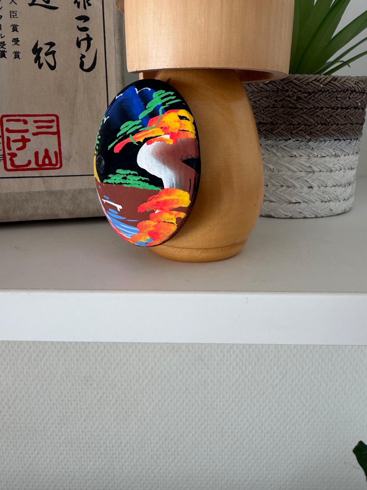 Vintage Sosaku kokeshi by Keiji Miyama