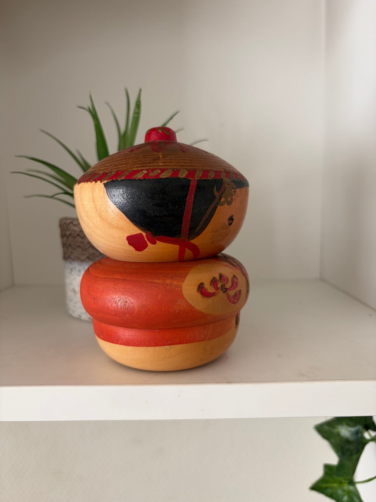 Rare Vintage Creative Kokeshi By Hiroe Fukushima