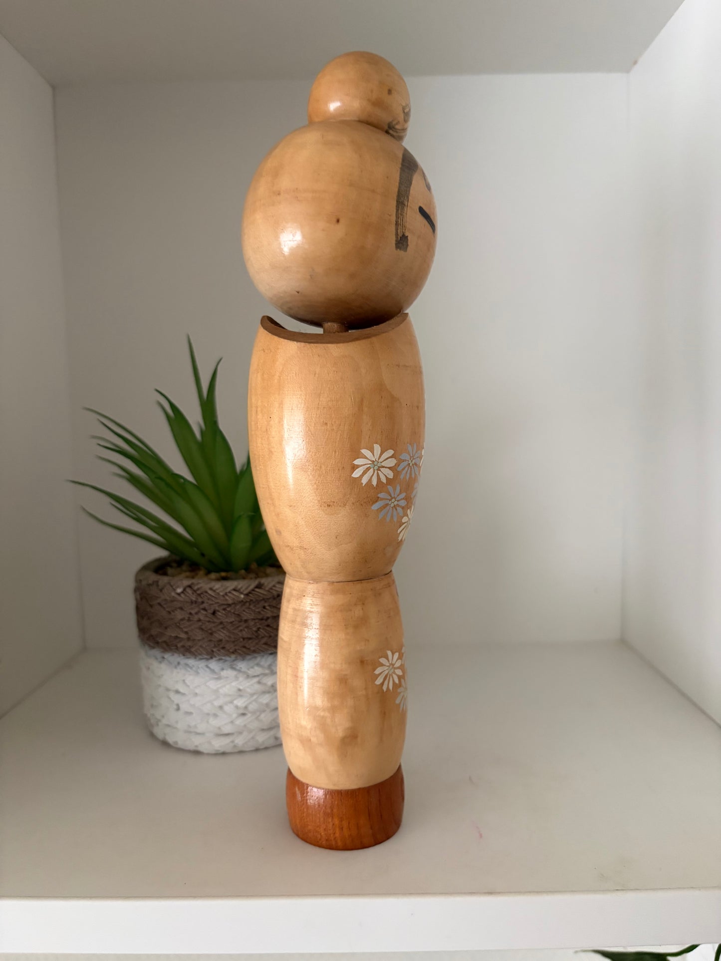 Vintage Sosaku kokeshi by Kato Masami (1925-)