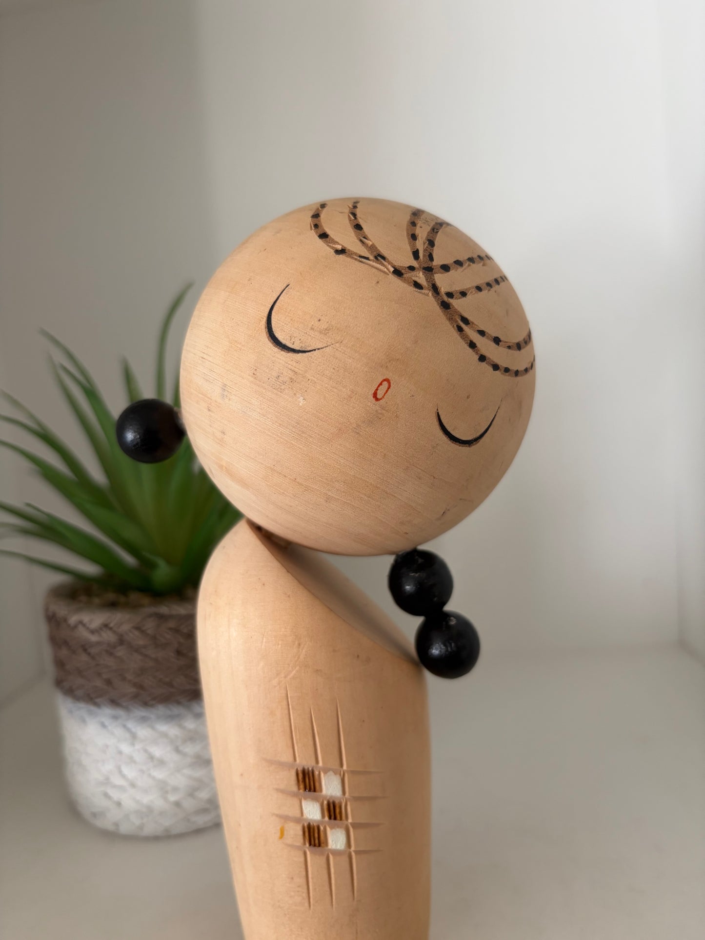 Vintage Sosaku kokeshi by Murakami Chie