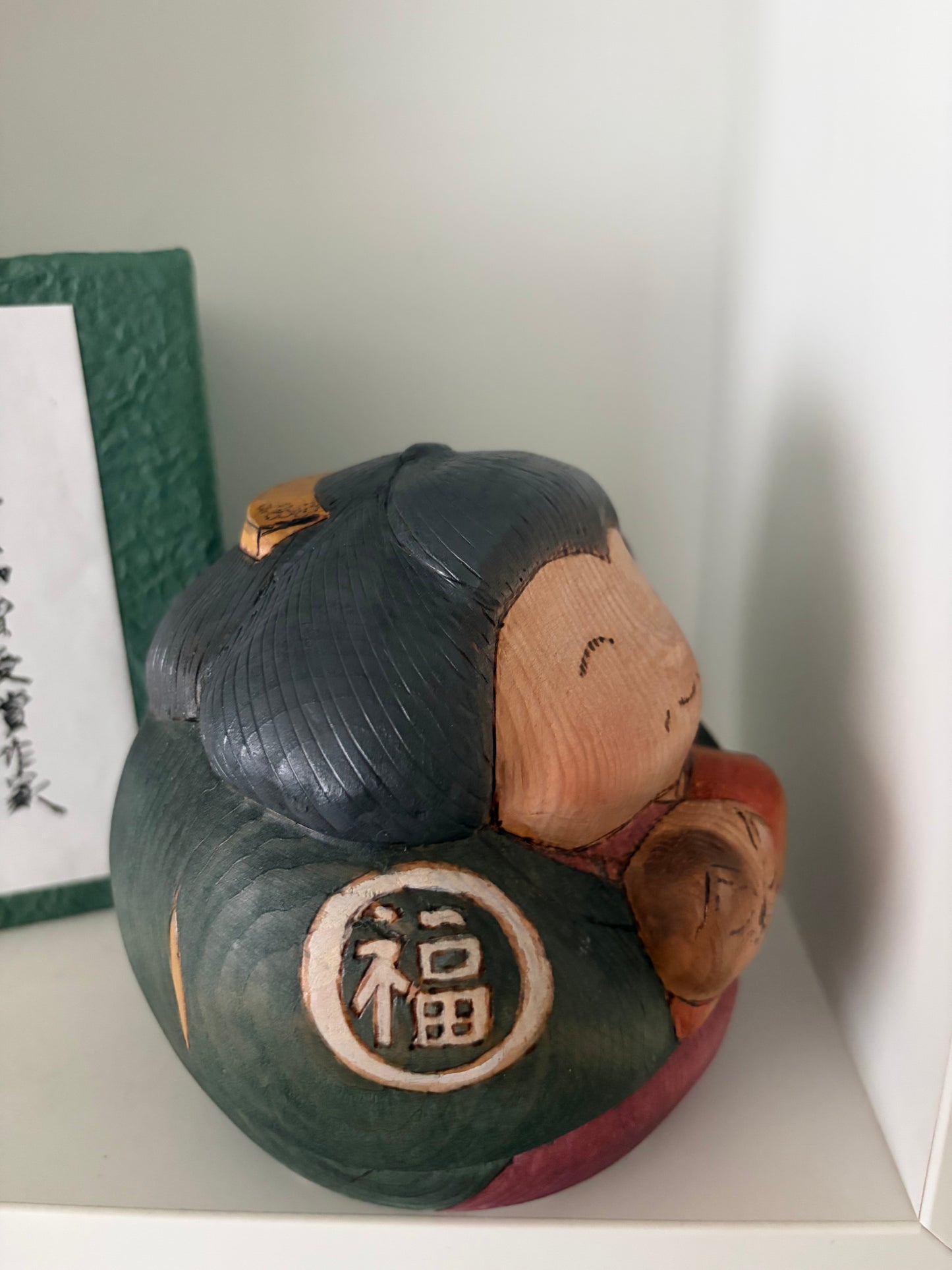 One of a kind kokeshi by Yuko Yamazaki- With box