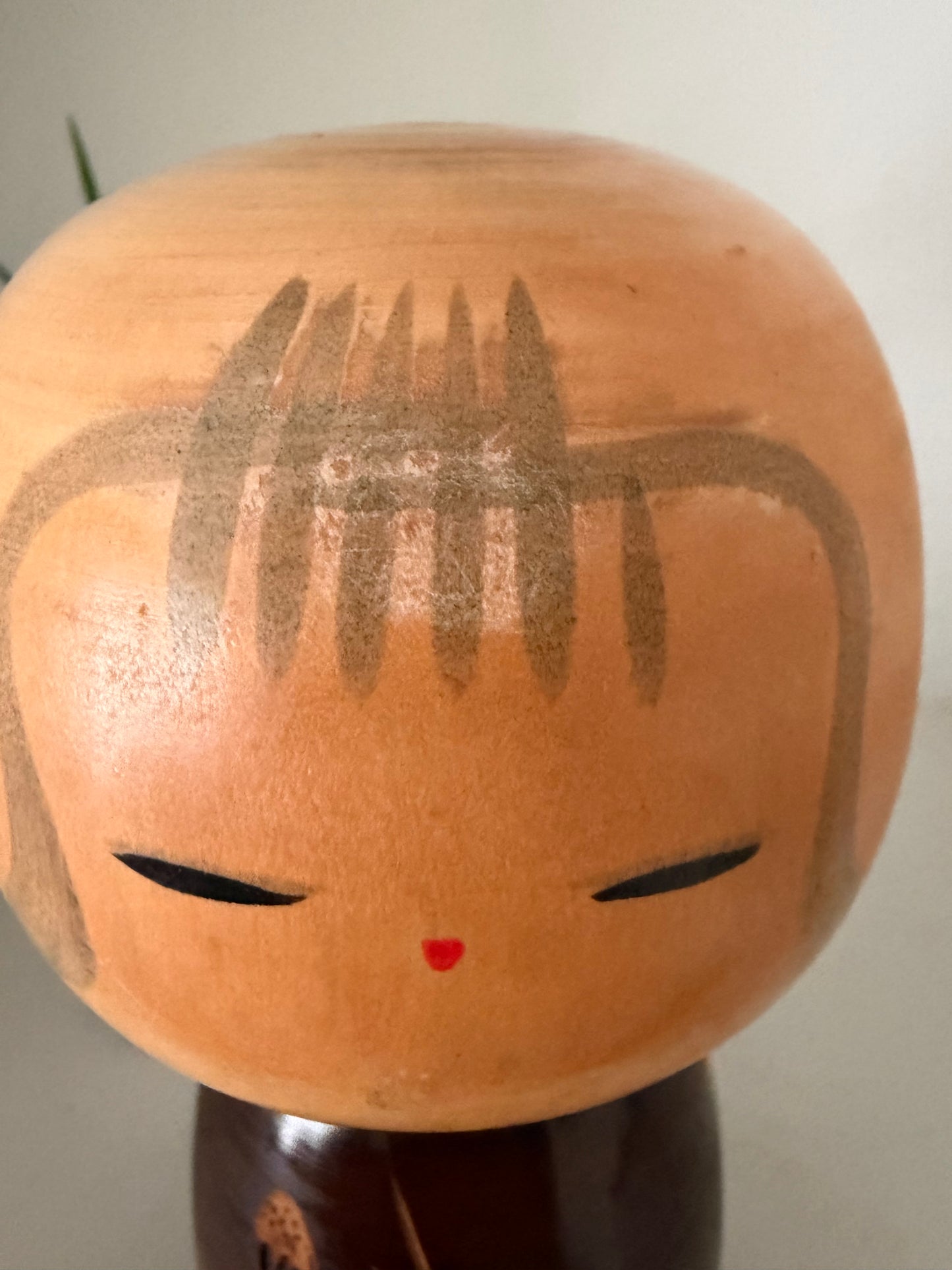 Vintage Sosaku kokeshi by Yuji Kawase (1938-)