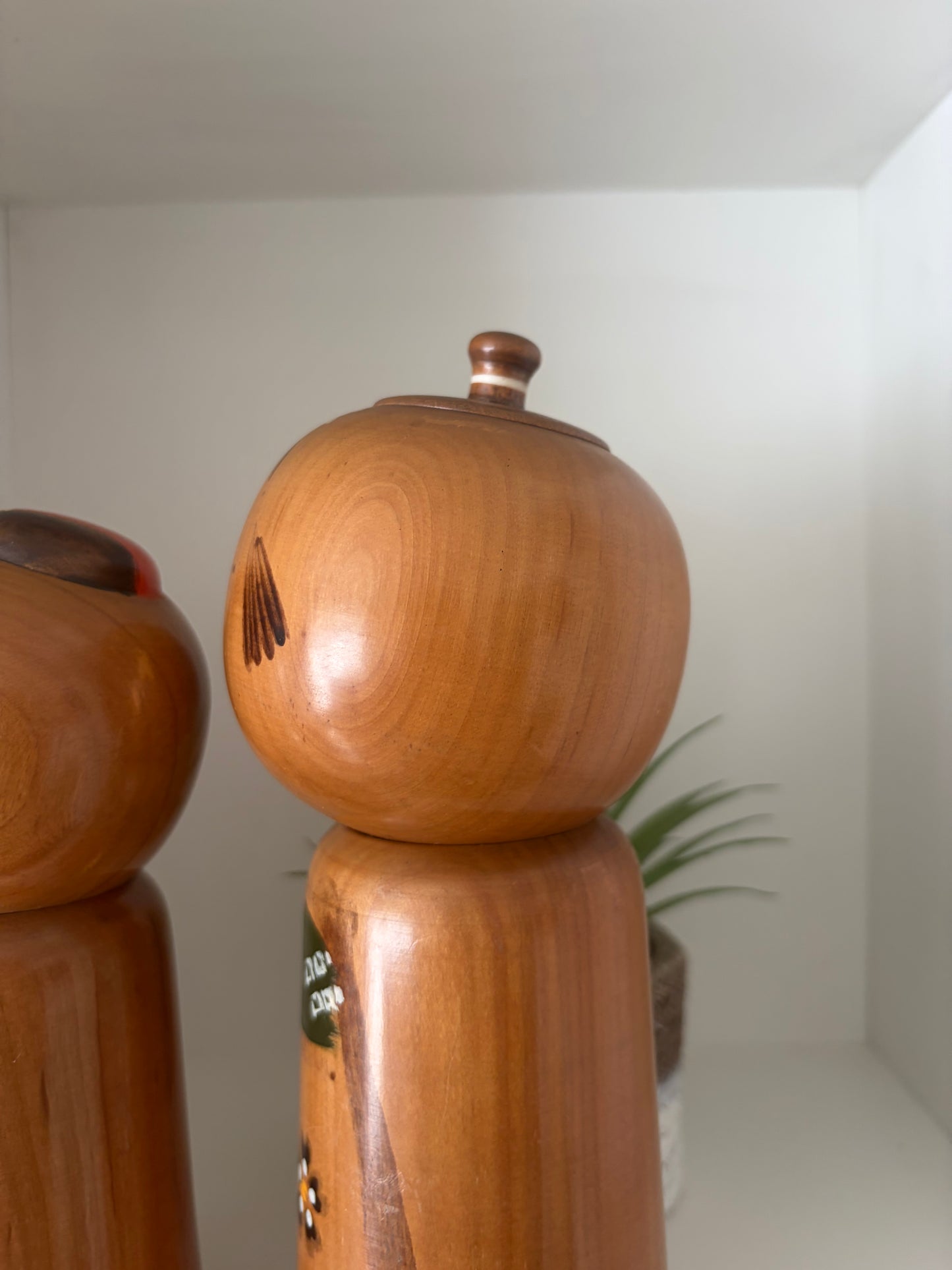 Vintage Husband and Wife kokeshi by Kiyohara Takao
