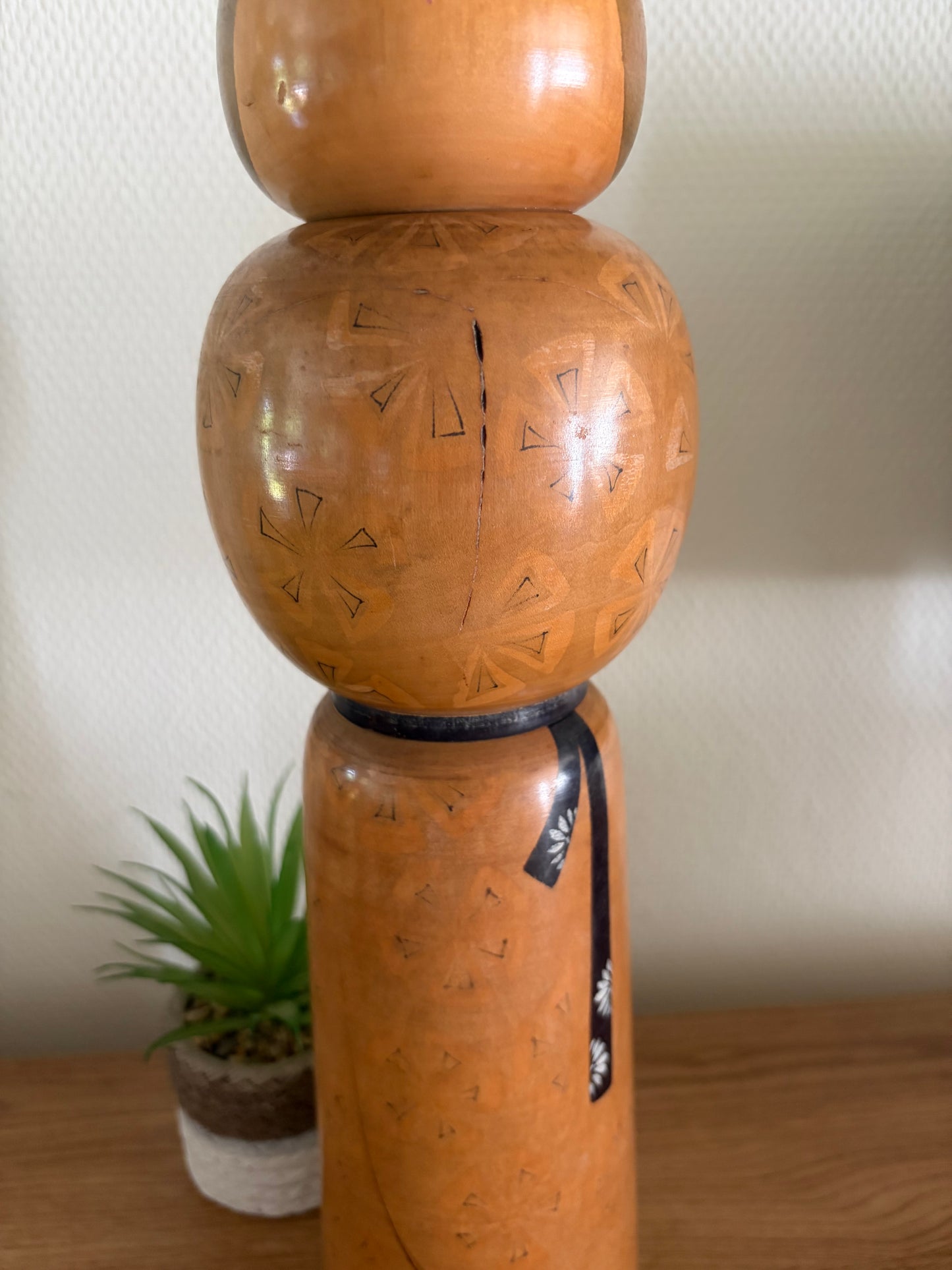 Rare Vintage Creative Kokeshi By Sadao Kishi (1932-1998)- XL 45cm