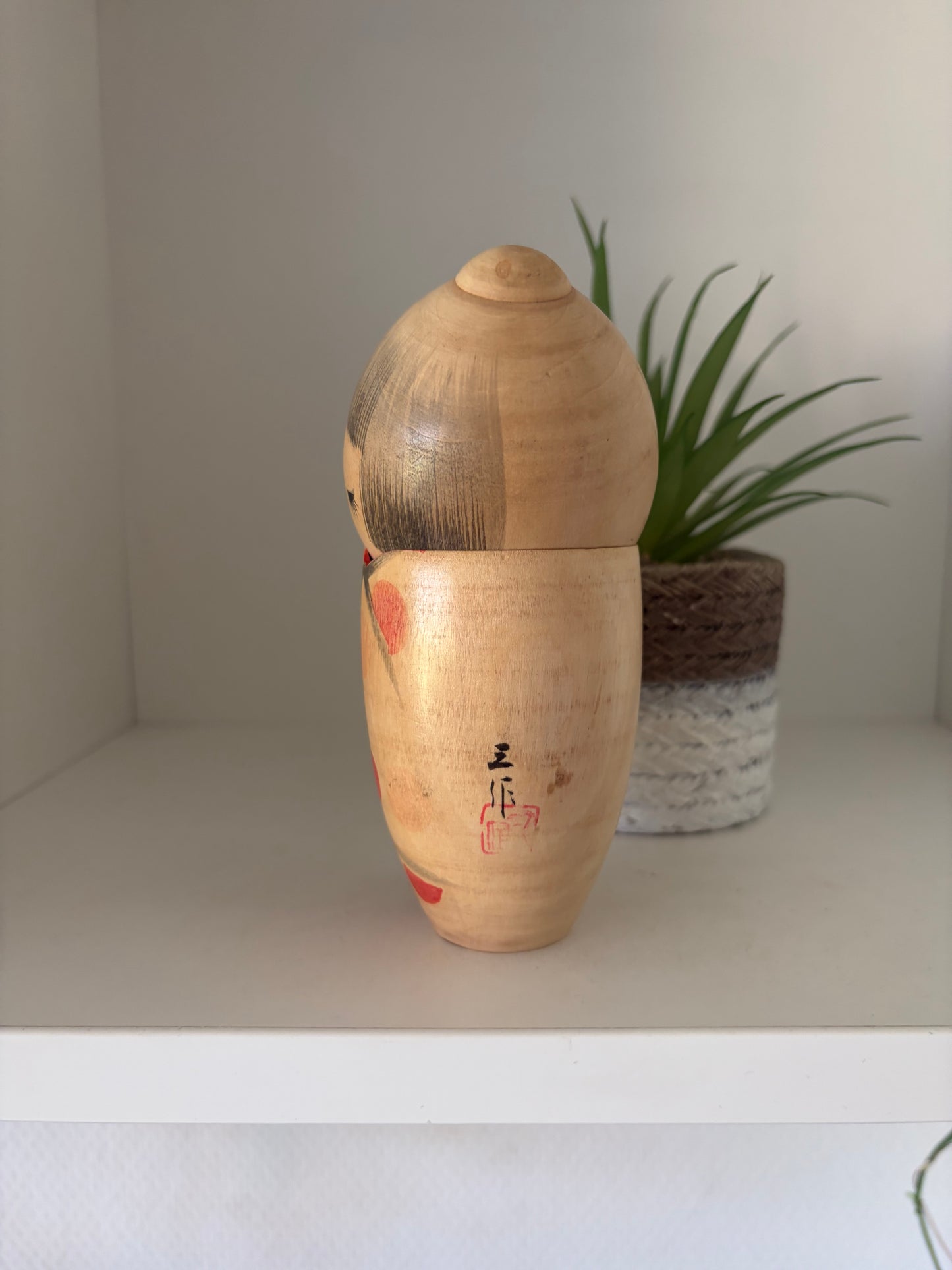 Vintage Sosaku kokeshi by Sansaku Sekiguchi (1925-2018)