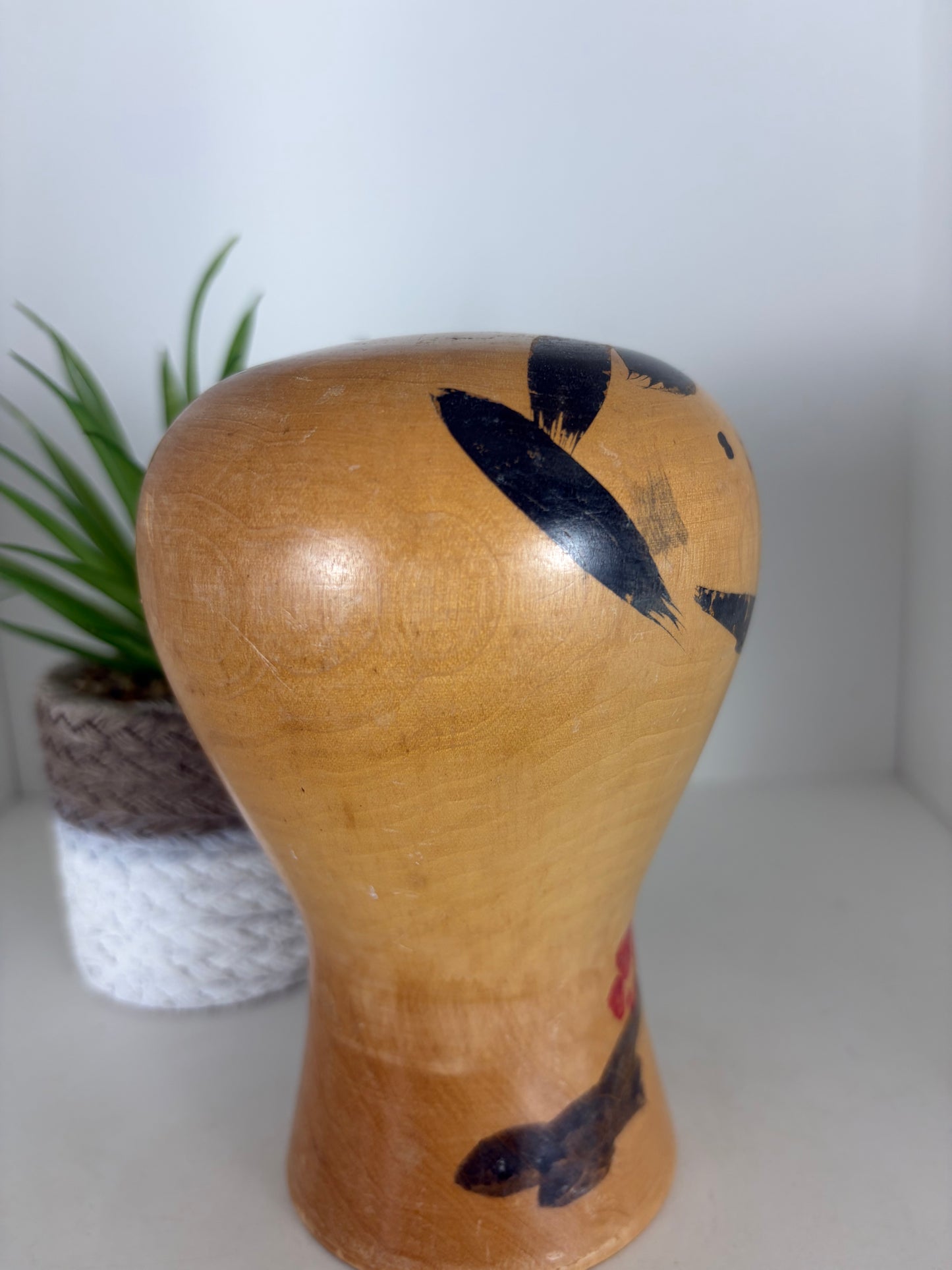 Vintage Sosaku kokeshi by Kiyohara Takao (1916-)
