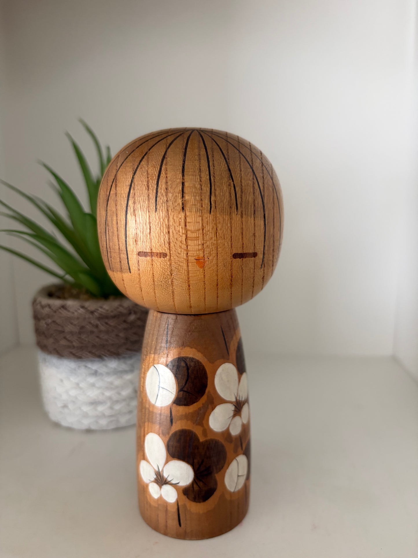 Vintage Sosaku kokeshi by Kato Masami (1925-)