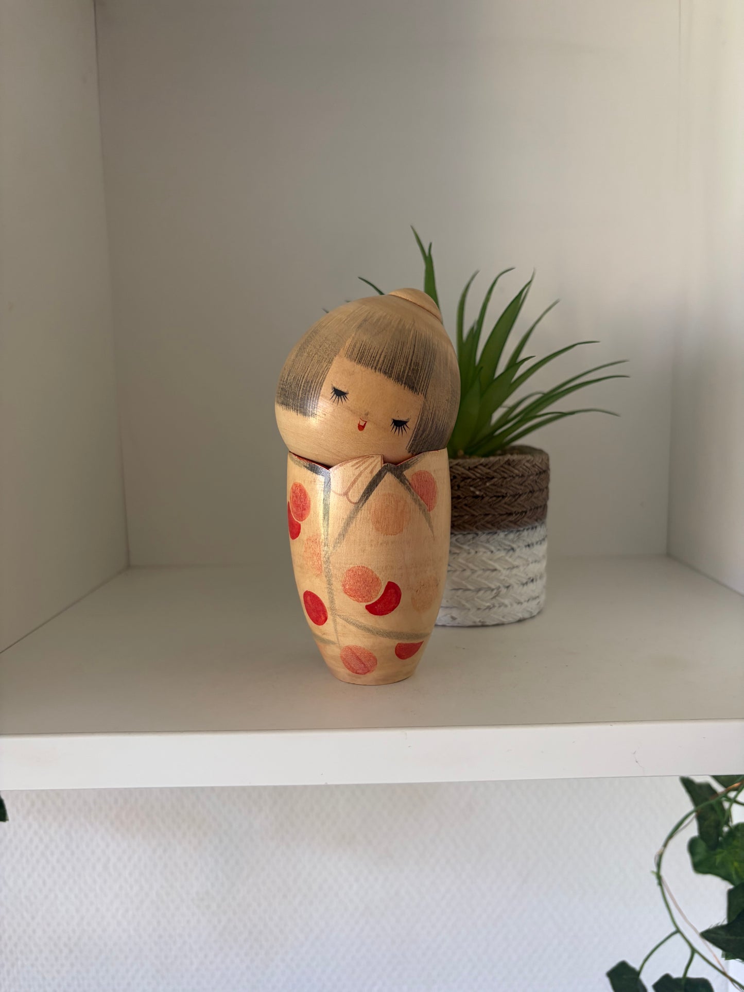Vintage Sosaku kokeshi by Sansaku Sekiguchi (1925-2018)