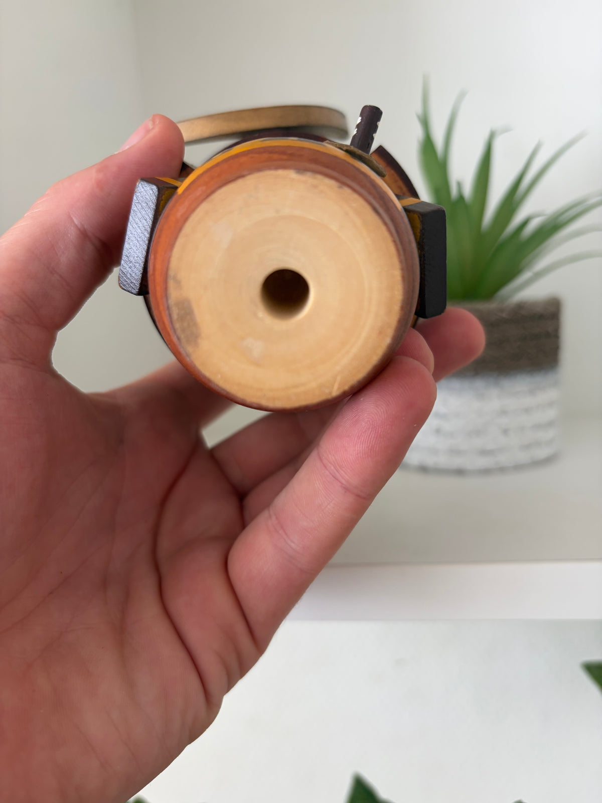 Lovely vintage Samurai kokeshi by Sato Soichi
