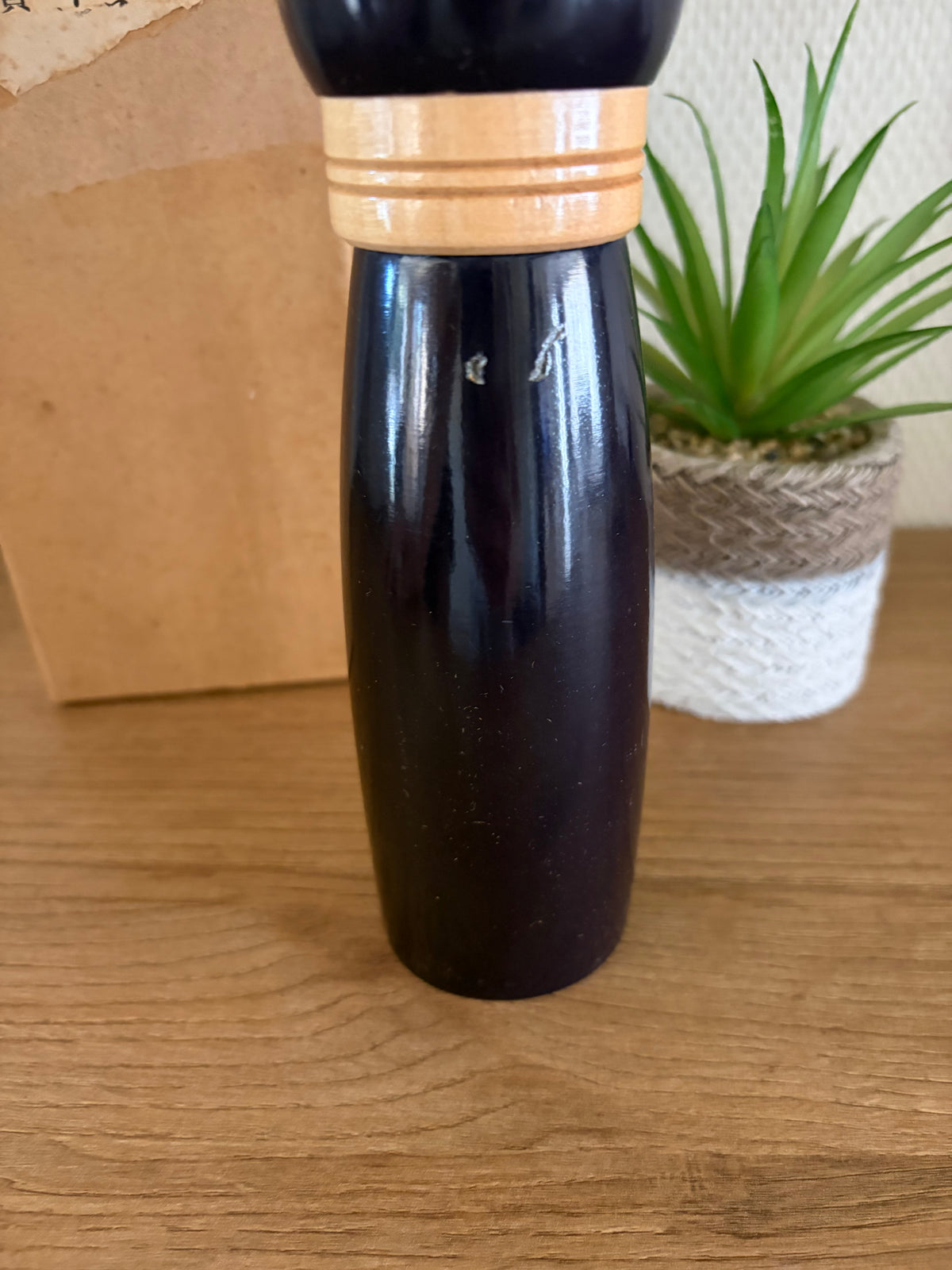 Vintage Sosaku kokeshi by Sato Suigai (1920-)