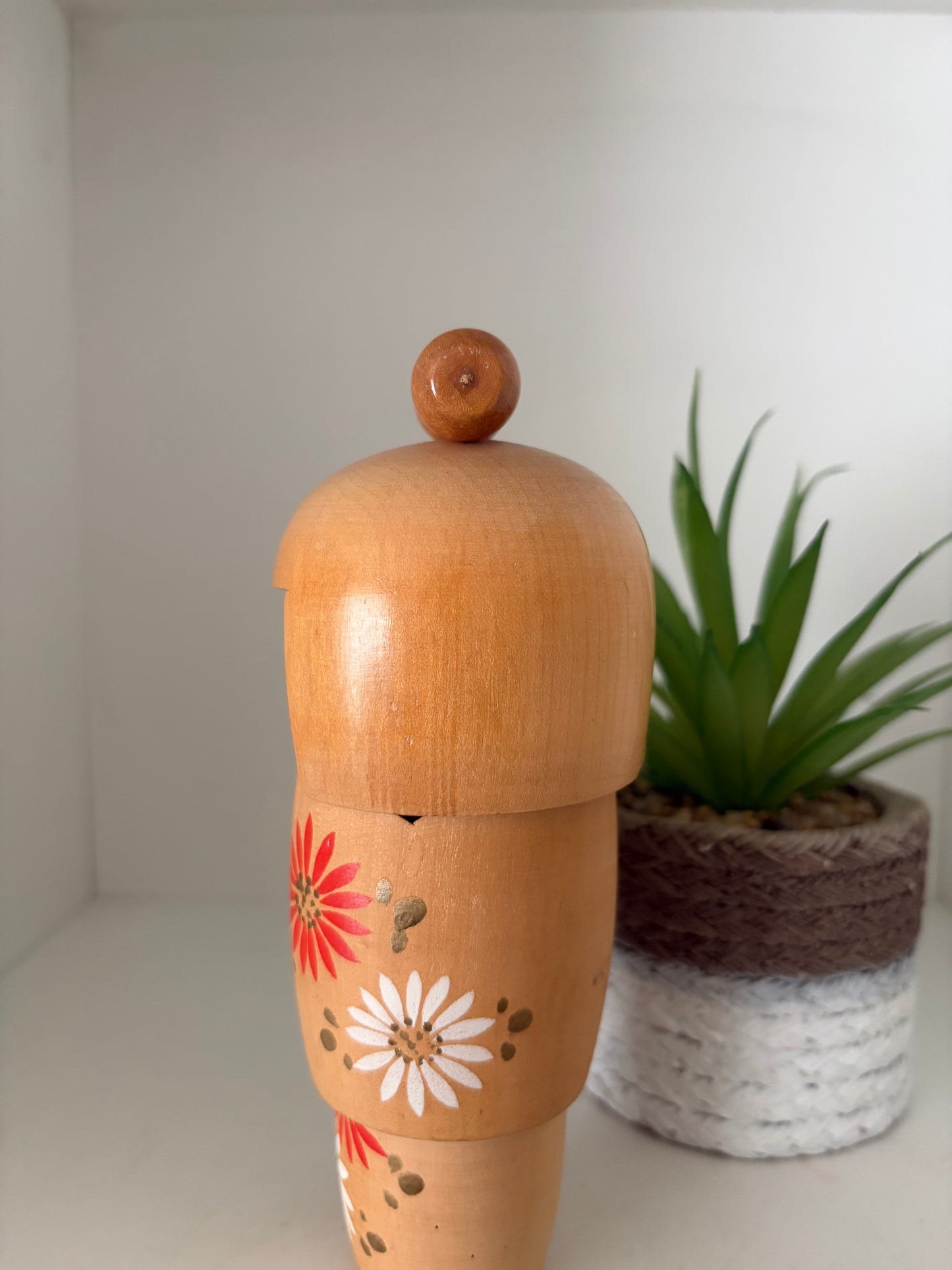 Vintage creative kokeshi by Hajime Miyashita (1940-)