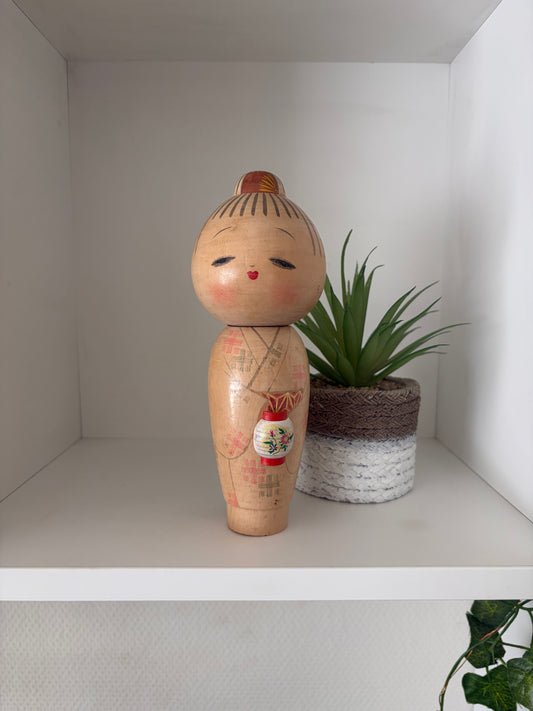 Rare vintage Sosaku kokeshi by Imai Tamamizu