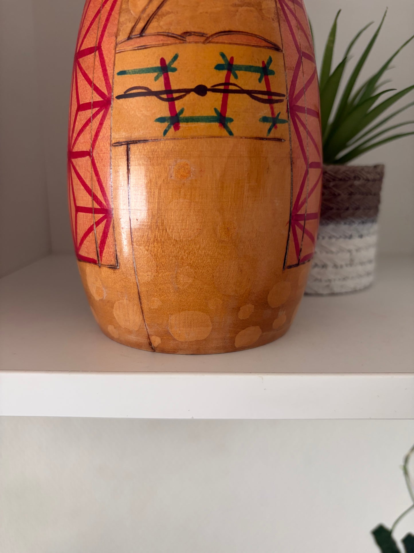 Rare Vintage Sosaku kokeshi by Toa Sekiguchi (1942-)