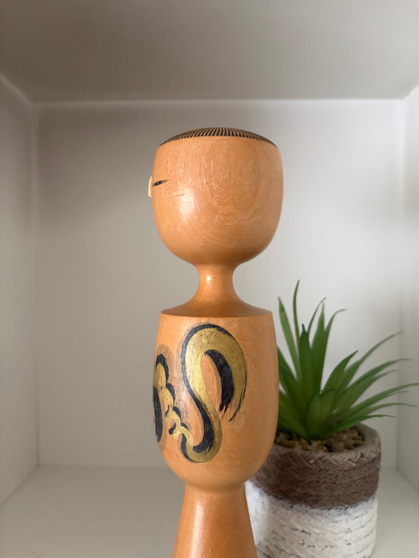 Rare Vintage Creative Kokeshi by Fukuju Yusa (1930-2001)