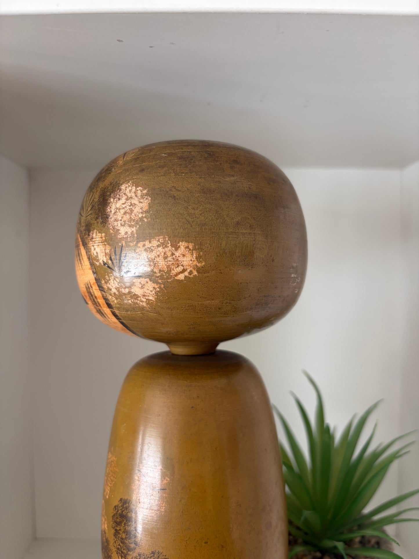 Vintage Sosaku kokeshi by Kato Masami (1925-)