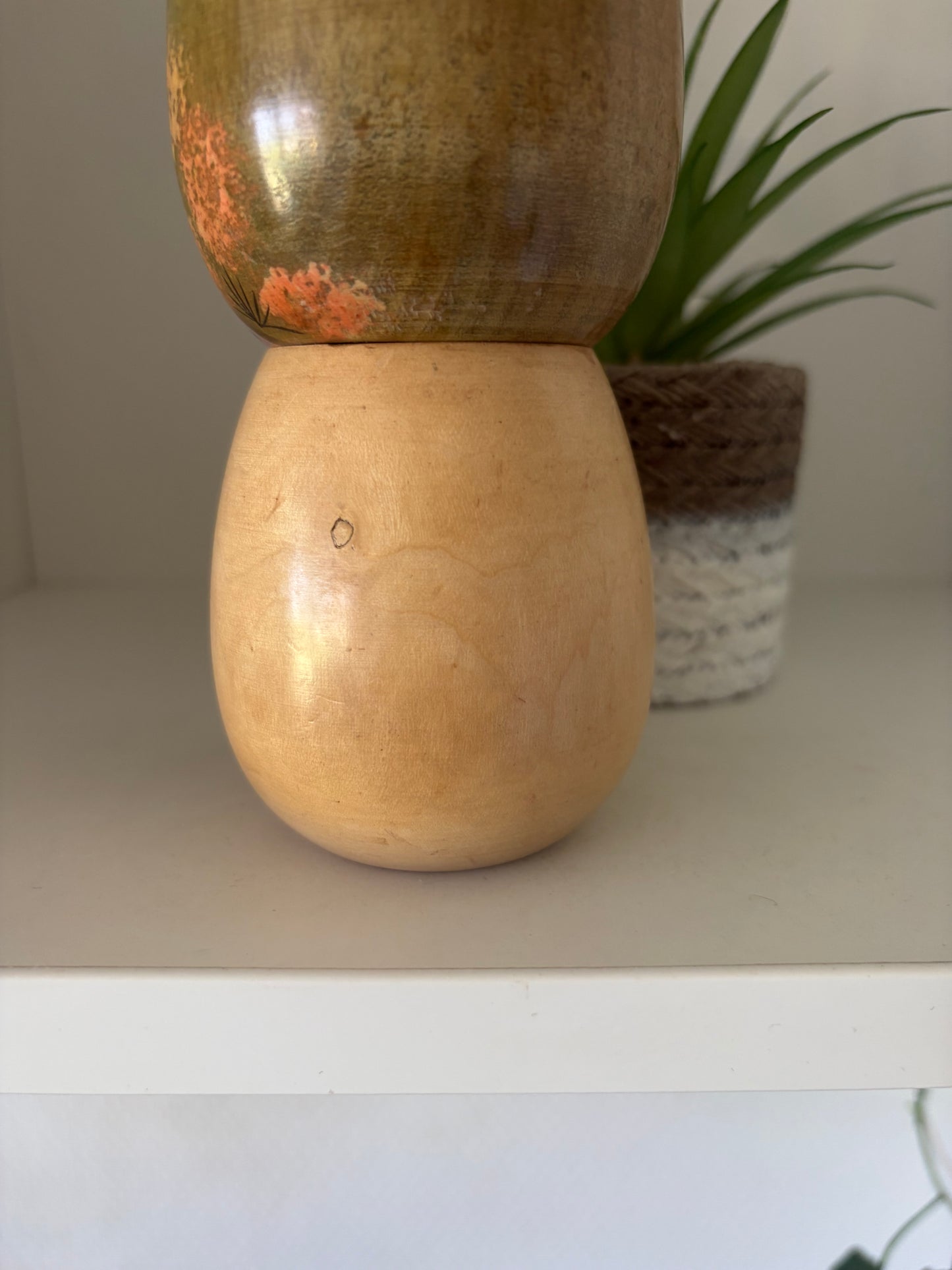 Rare Vintage Sosaku kokeshi by Kato Masami (1925-)
