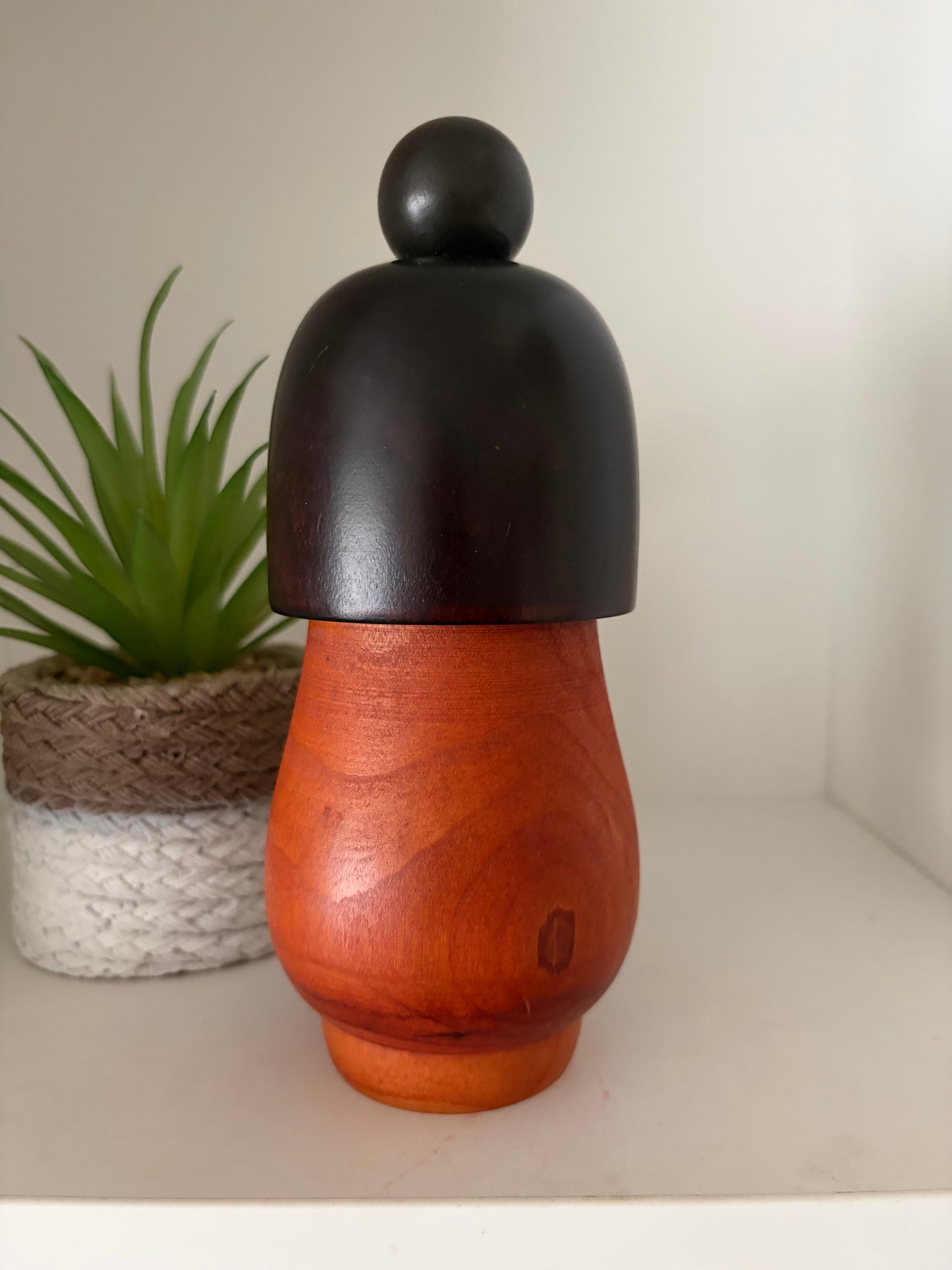 Vintage Gumma Kokeshi By Kazuo Takamizawa (1927-)