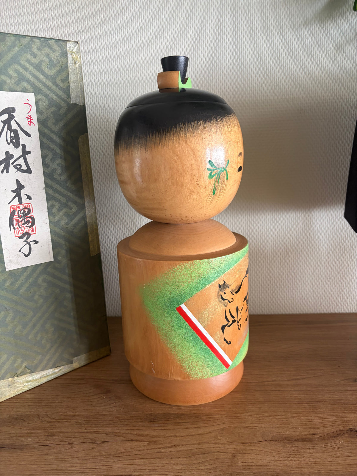 Exclusive HUGE Sosaku kokeshi by Sato Kouson