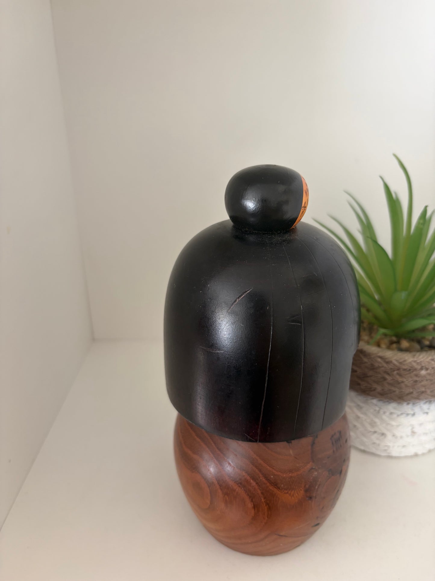 Vintage Gumma kokeshi by Kazuo Takamizawa (1927-)