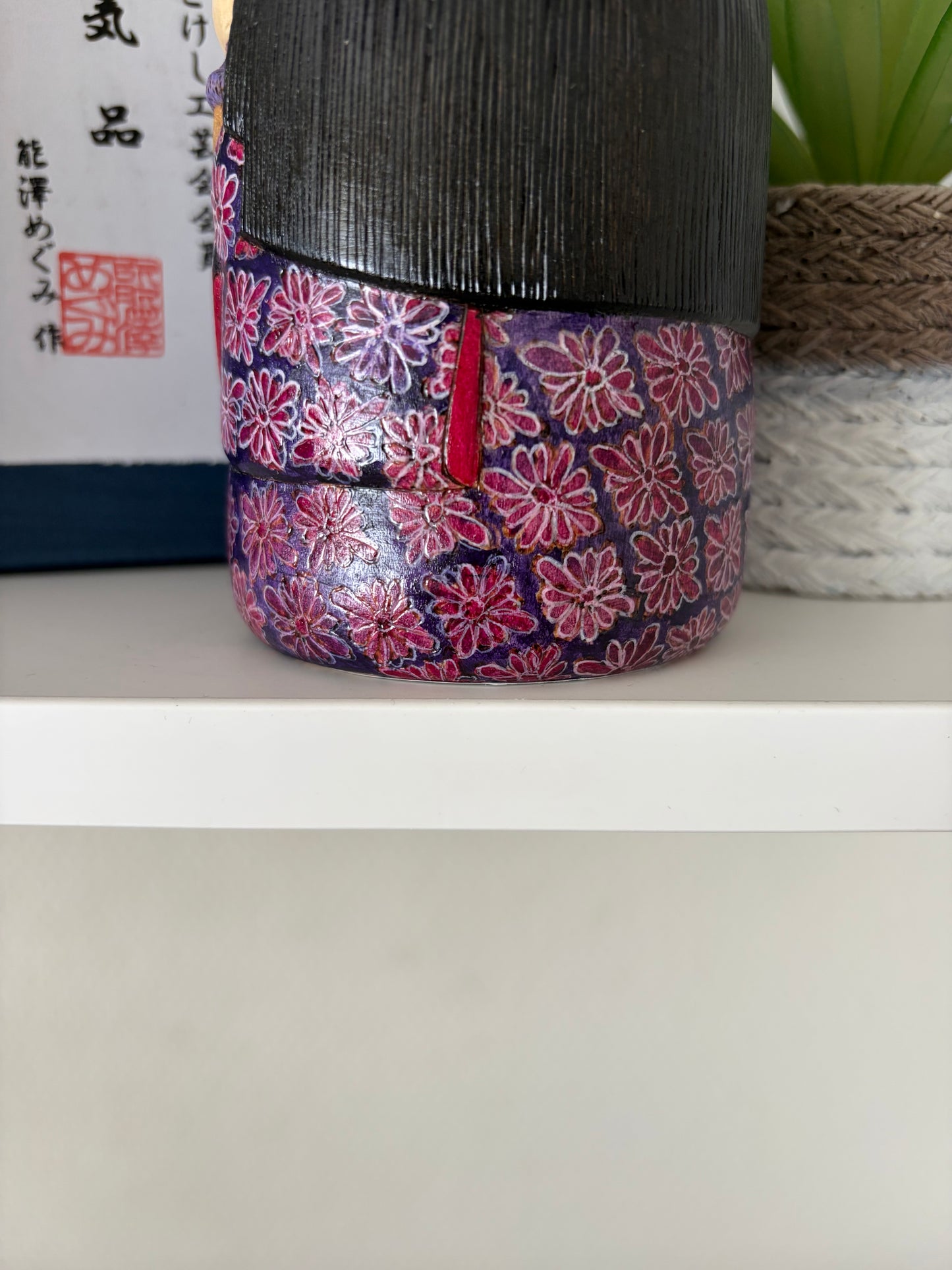 One of a kind Sosaku kokeshi by Megumi Nozawa