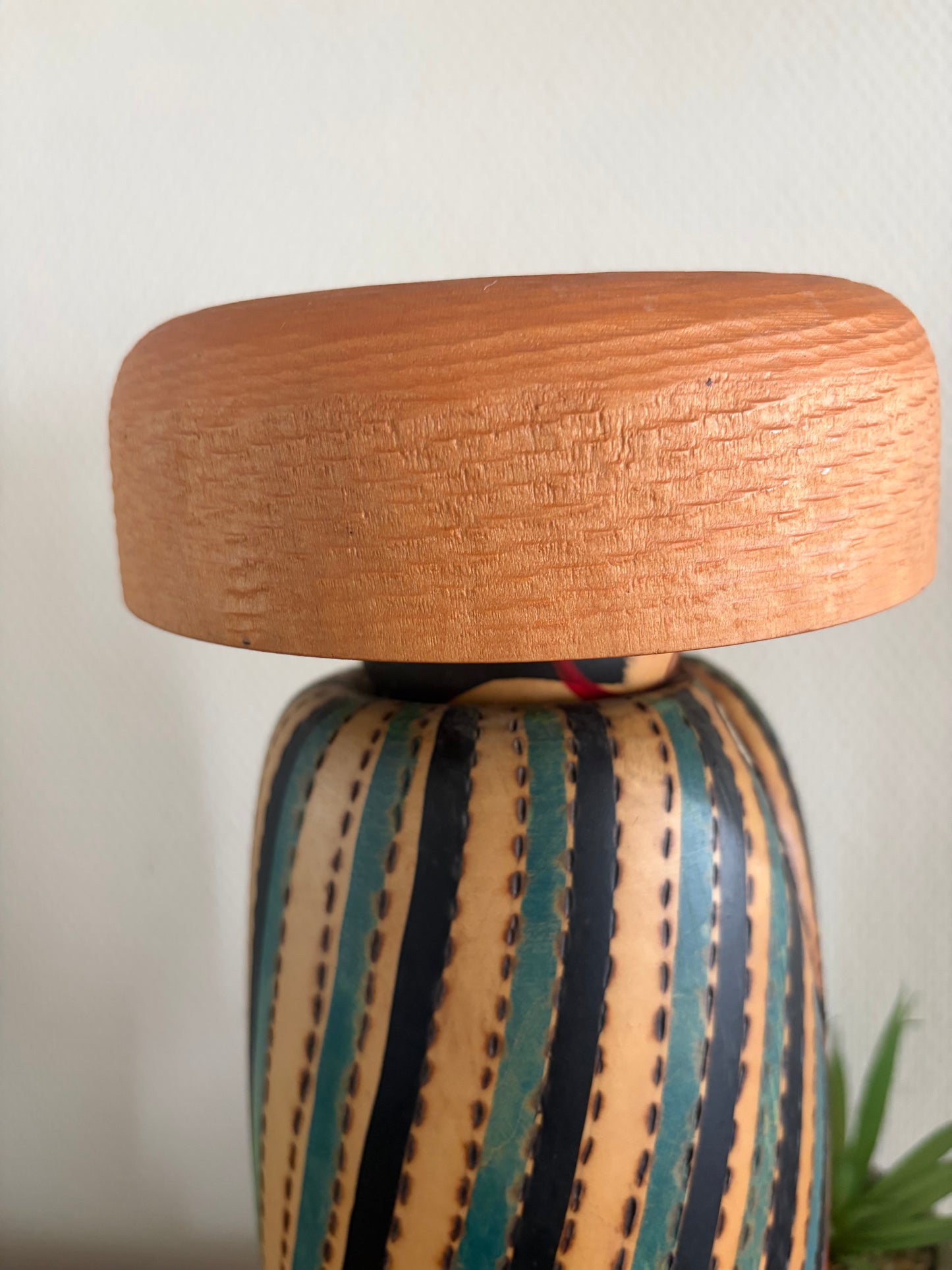 Exclusive vintage Gumma kokeshi by Inosuke Kobayashi (1931-)