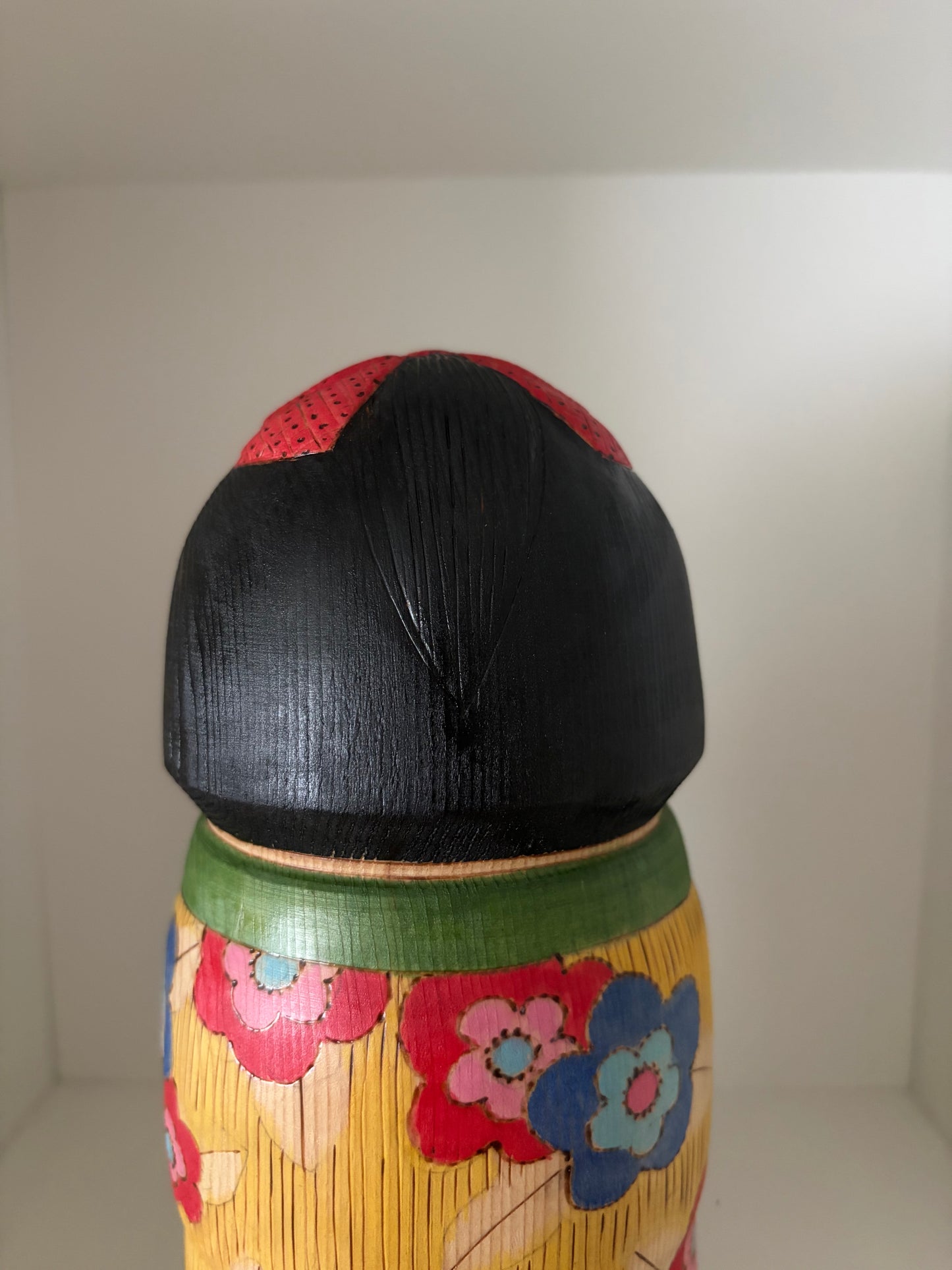 Modern Sosaku kokeshi by Yuko Yamazaki is part of her Easter Series - With box