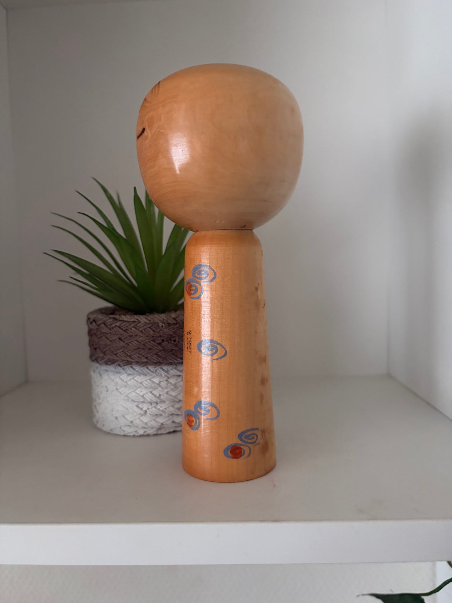 Rare vintage Sosaku kokeshi by Yuji Kawase (1938-)