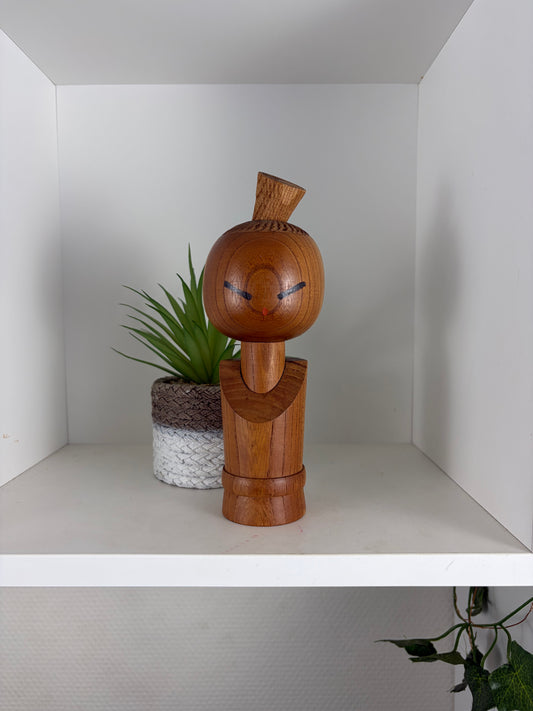 Rare vintage Sosaku kokeshi by Aida Seiho (Harumine) (1926-1998)