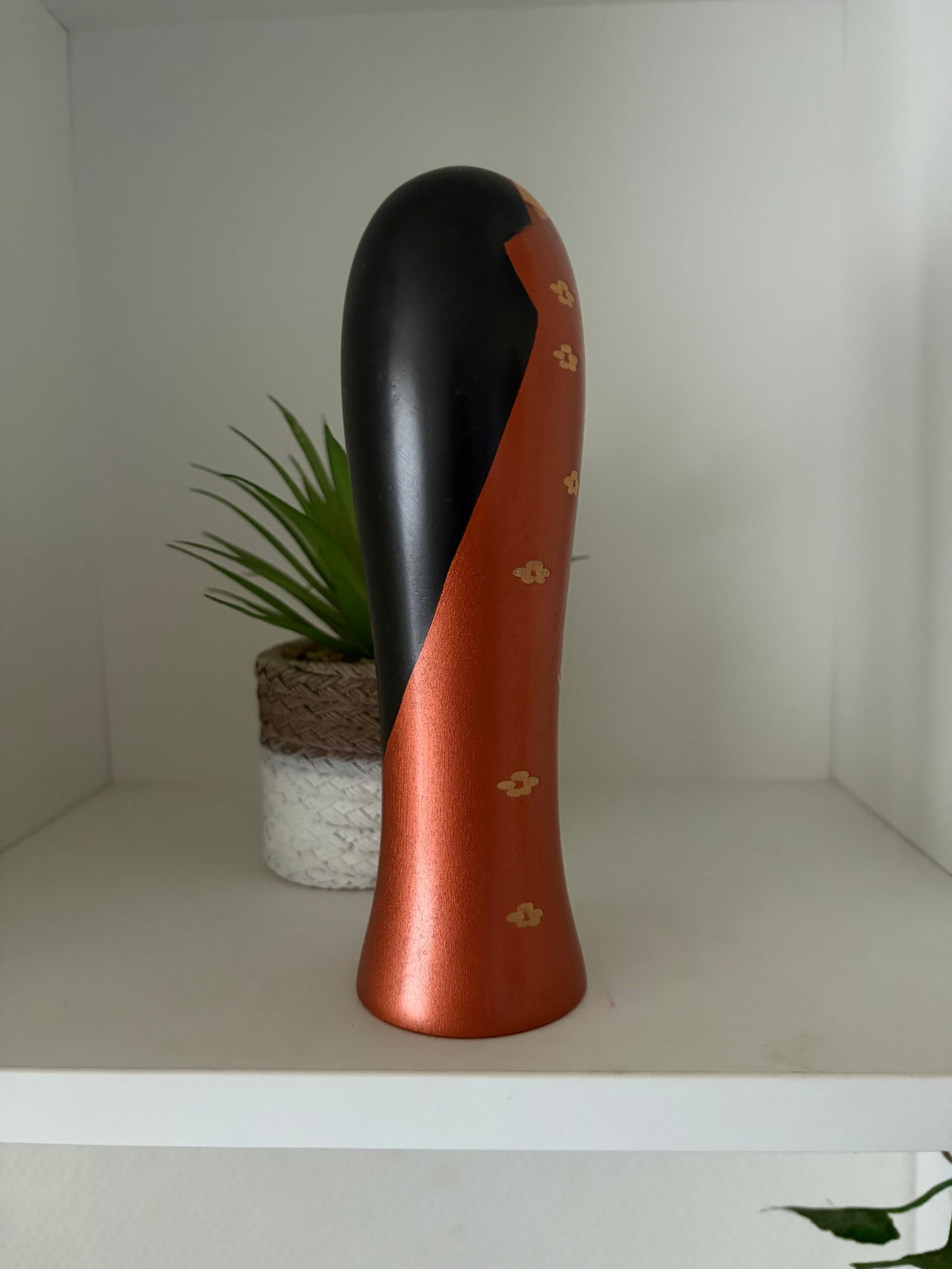 Vintage Gumma kokeshi by Usaburo