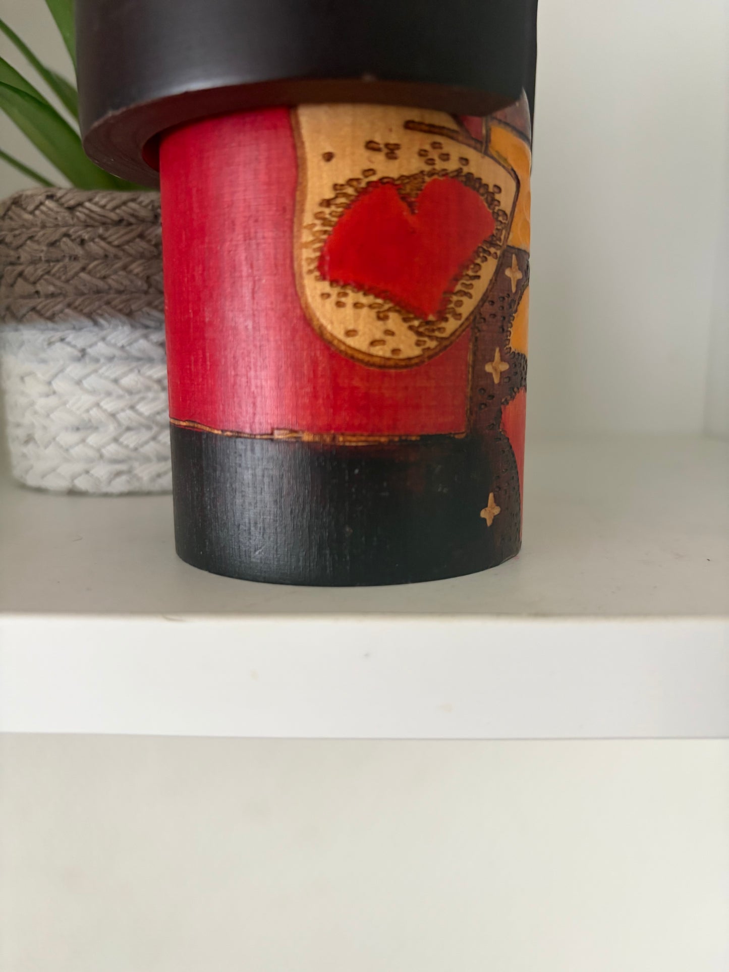 Lovely vintage Sosaku kokeshi by Akimitsu
