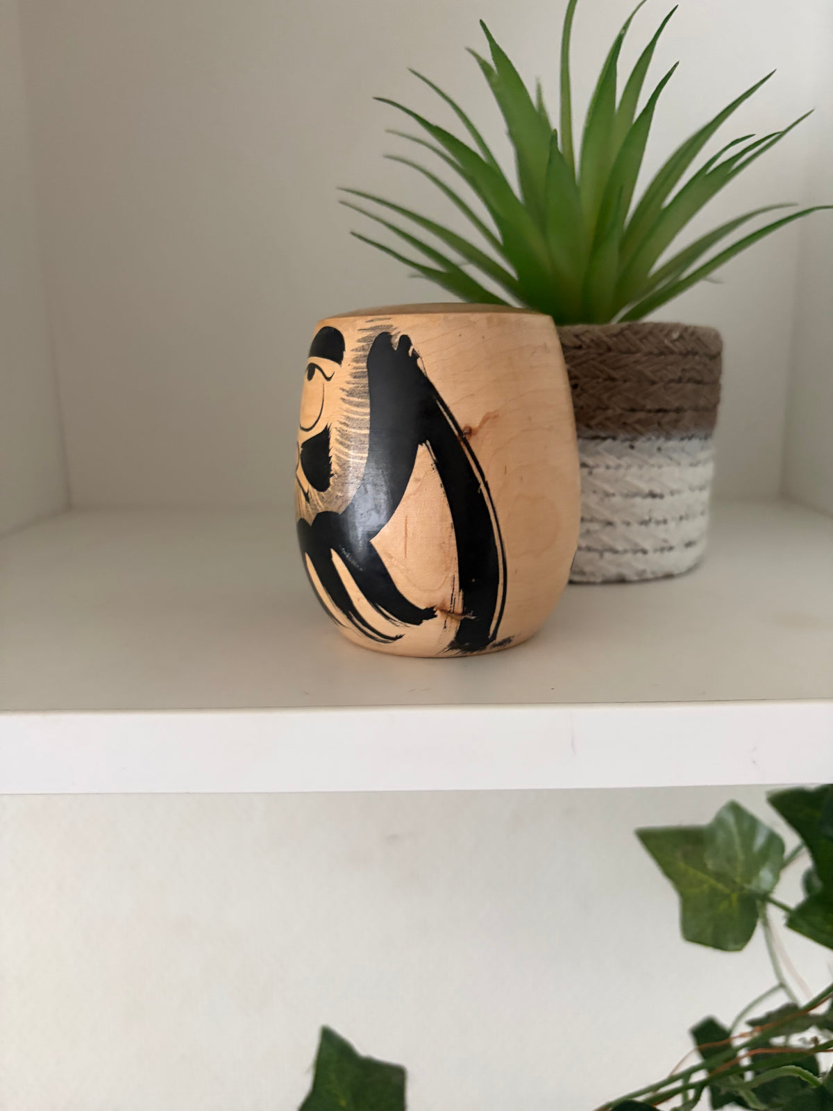 Vintage Daruma kokeshi
