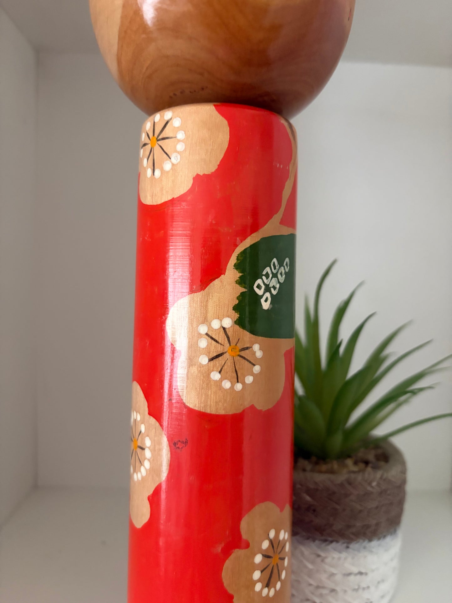 Vintage Sosaku kokeshi by Kiyohara Takao