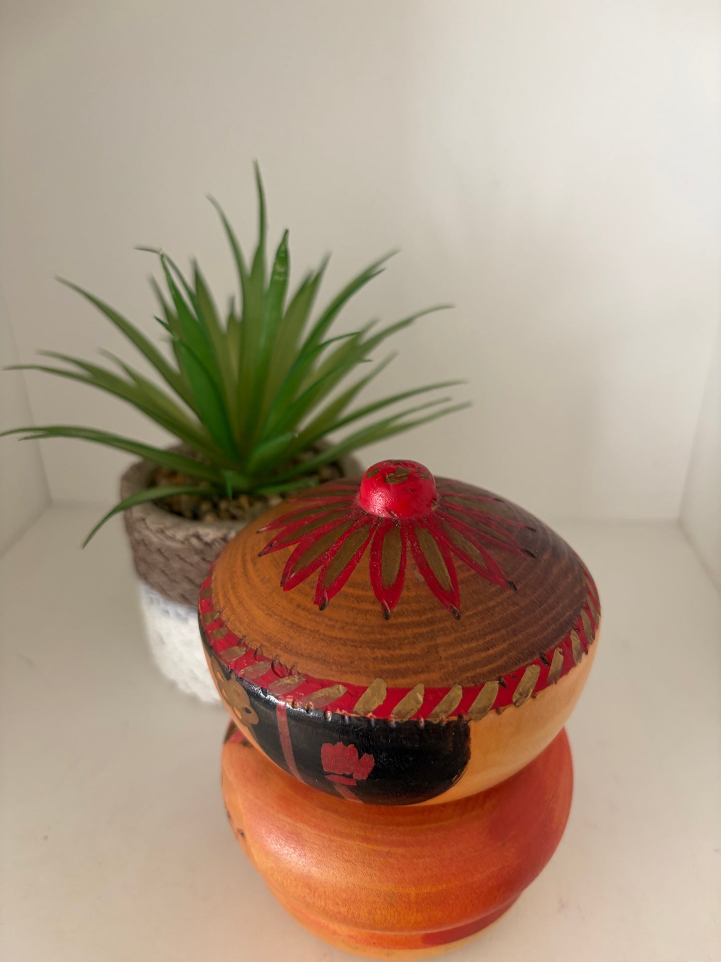 Rare Vintage Creative Kokeshi By Hiroe Fukushima