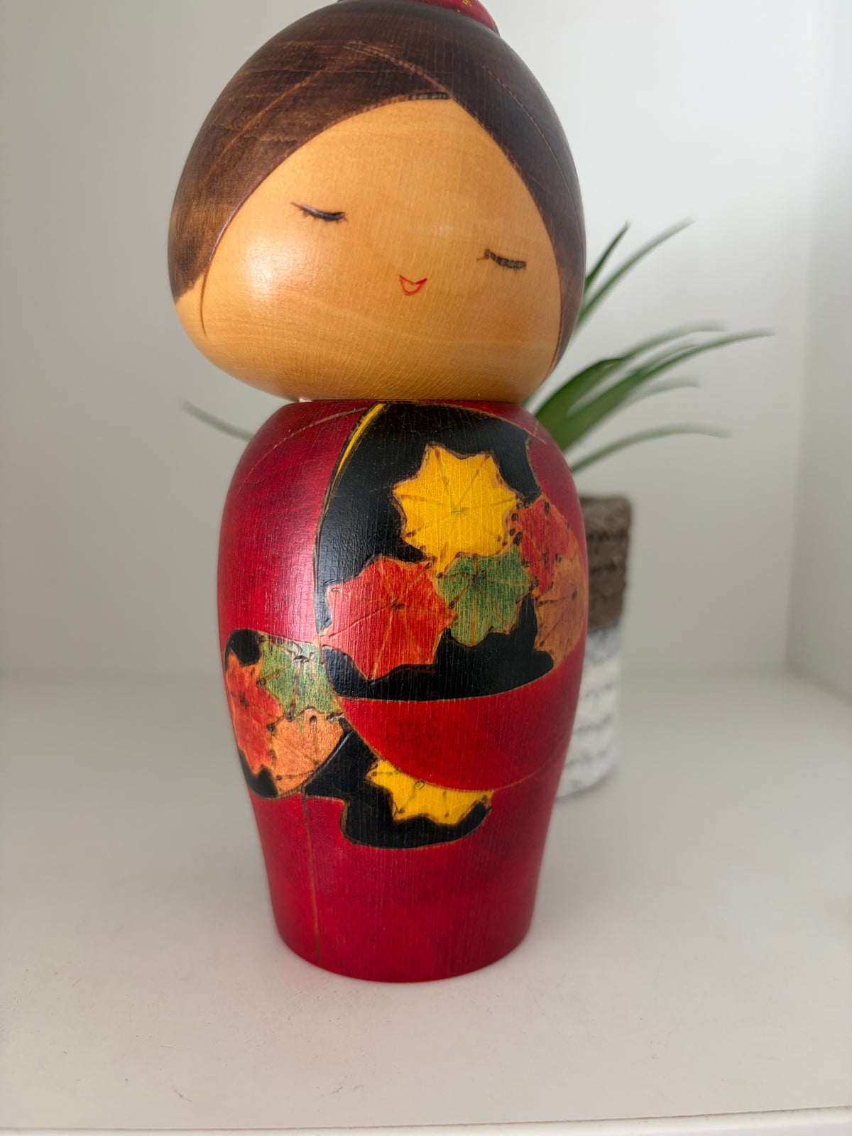 Rare vintage Sosaku kokeshi by Toa Sekiguchi (1942-)