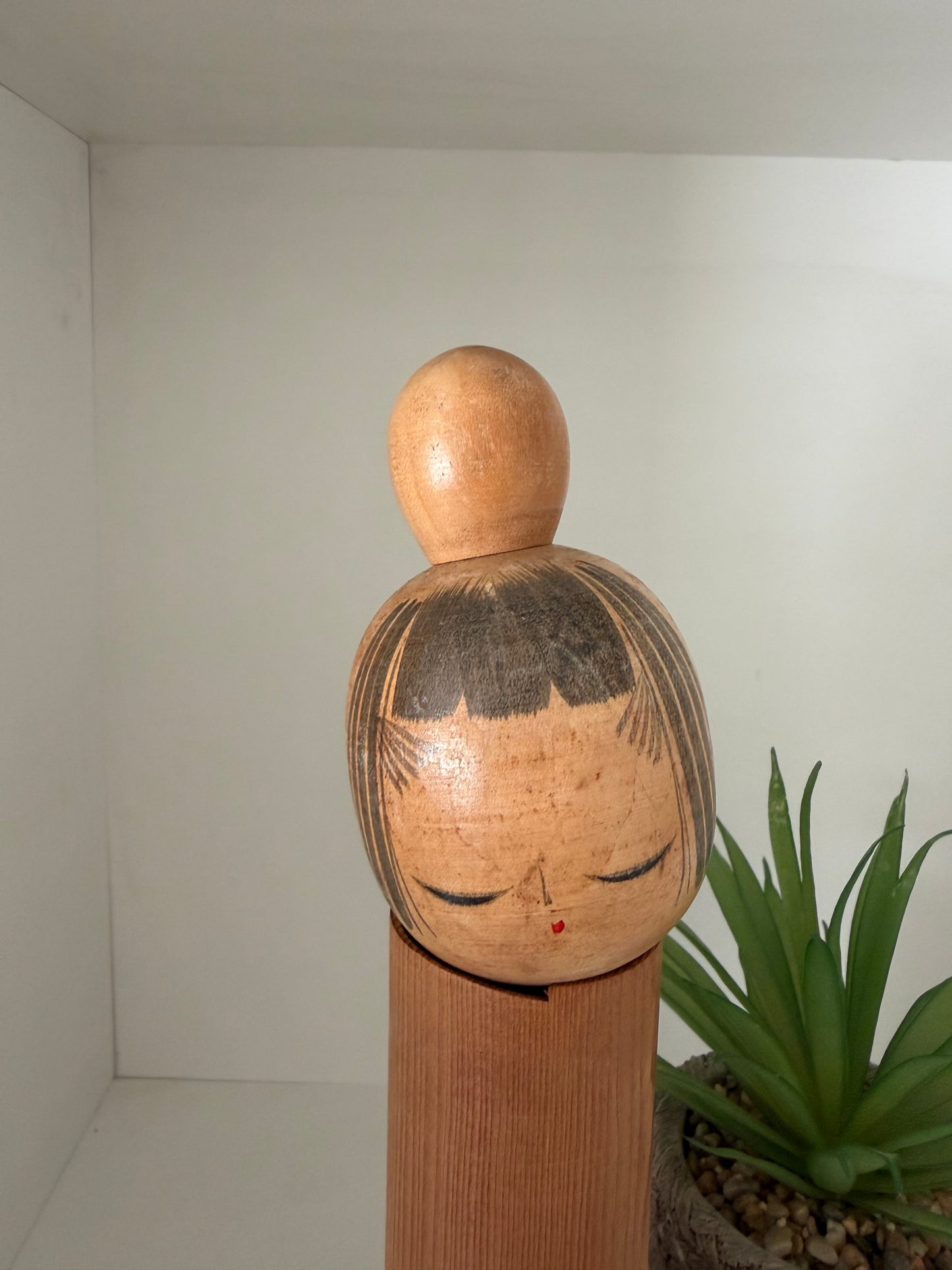 Vintage Sosaku kokeshi by Sato Suigai (1920-)
