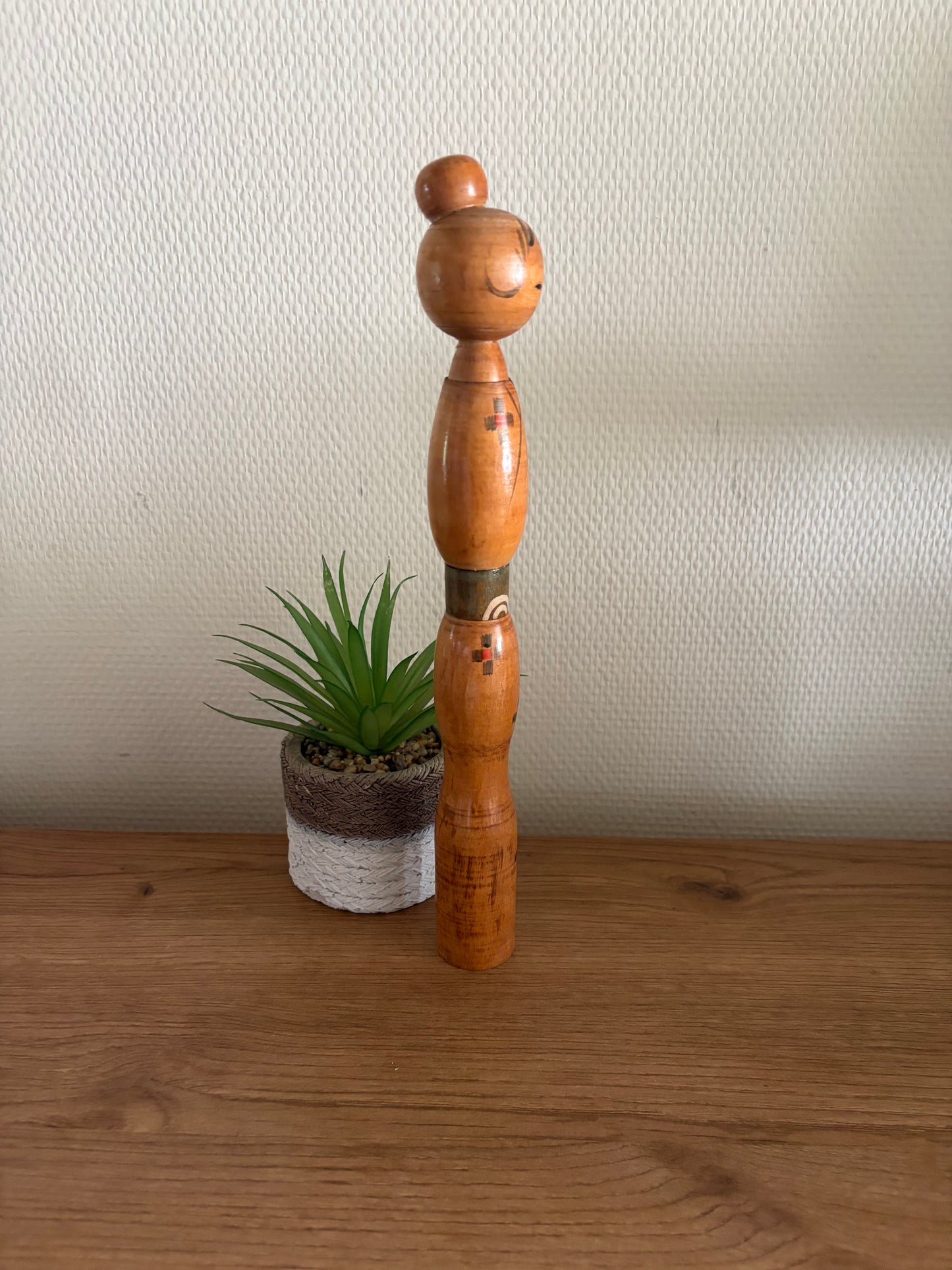 Rare vintage creative kokeshi by Inosuke Kobayashi (1931-)