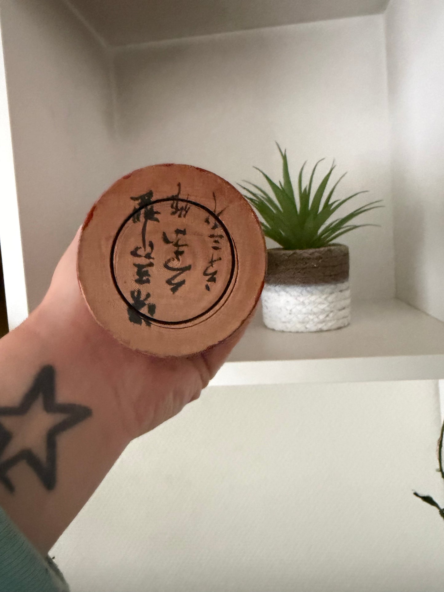Vintage Yajiro kokeshi by Niiyama Hisashi with hat
