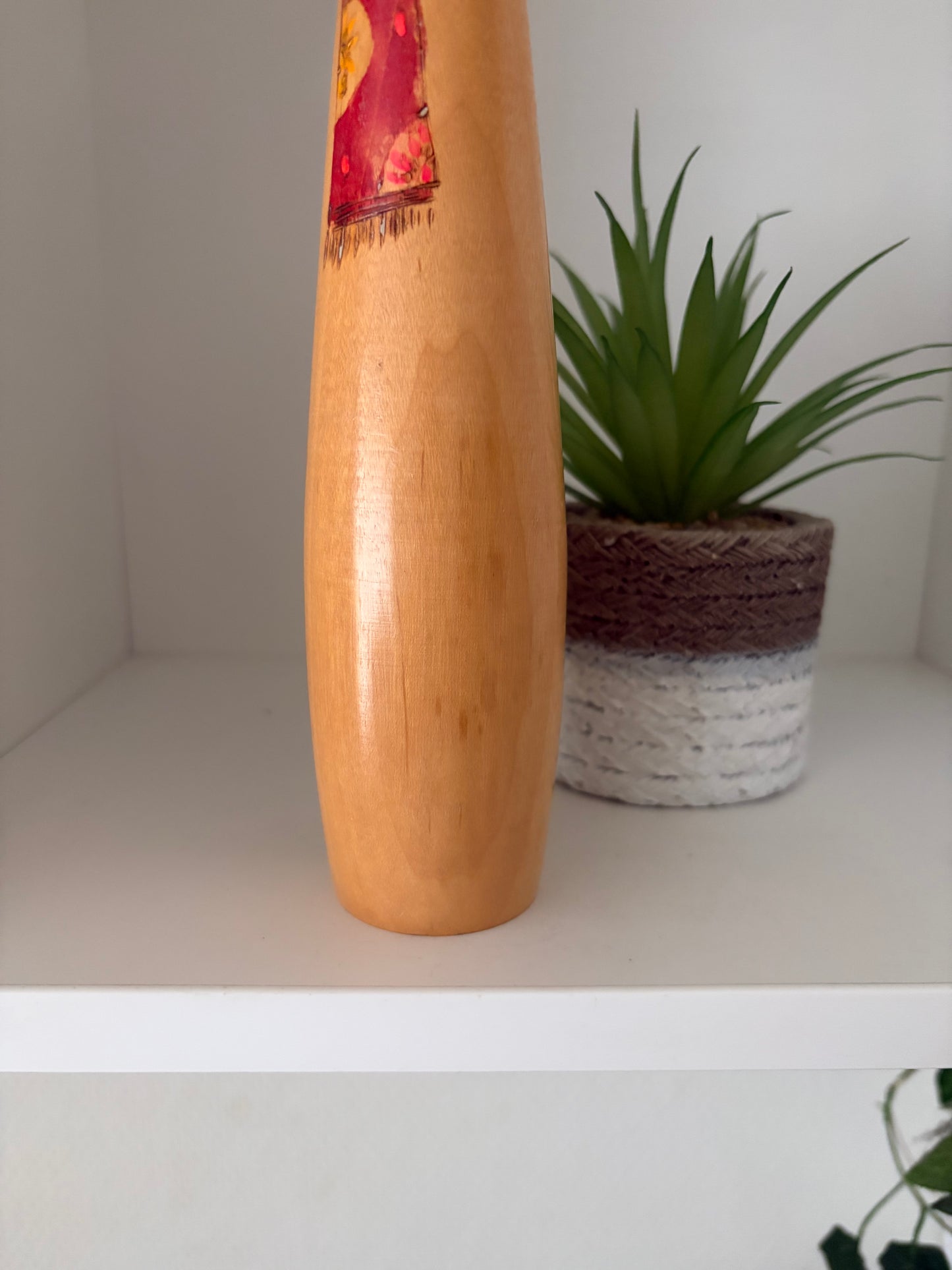 Rare vintage Sosaku kokeshi by Takahashi Hashime (1918-2002)